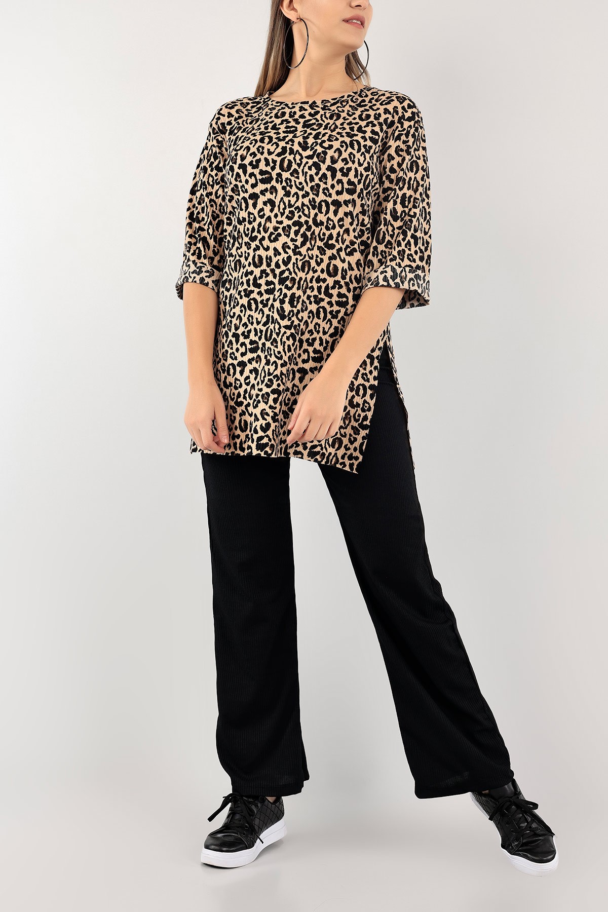 Leopar Leopar Desenli Bayan İkili Takım 114686