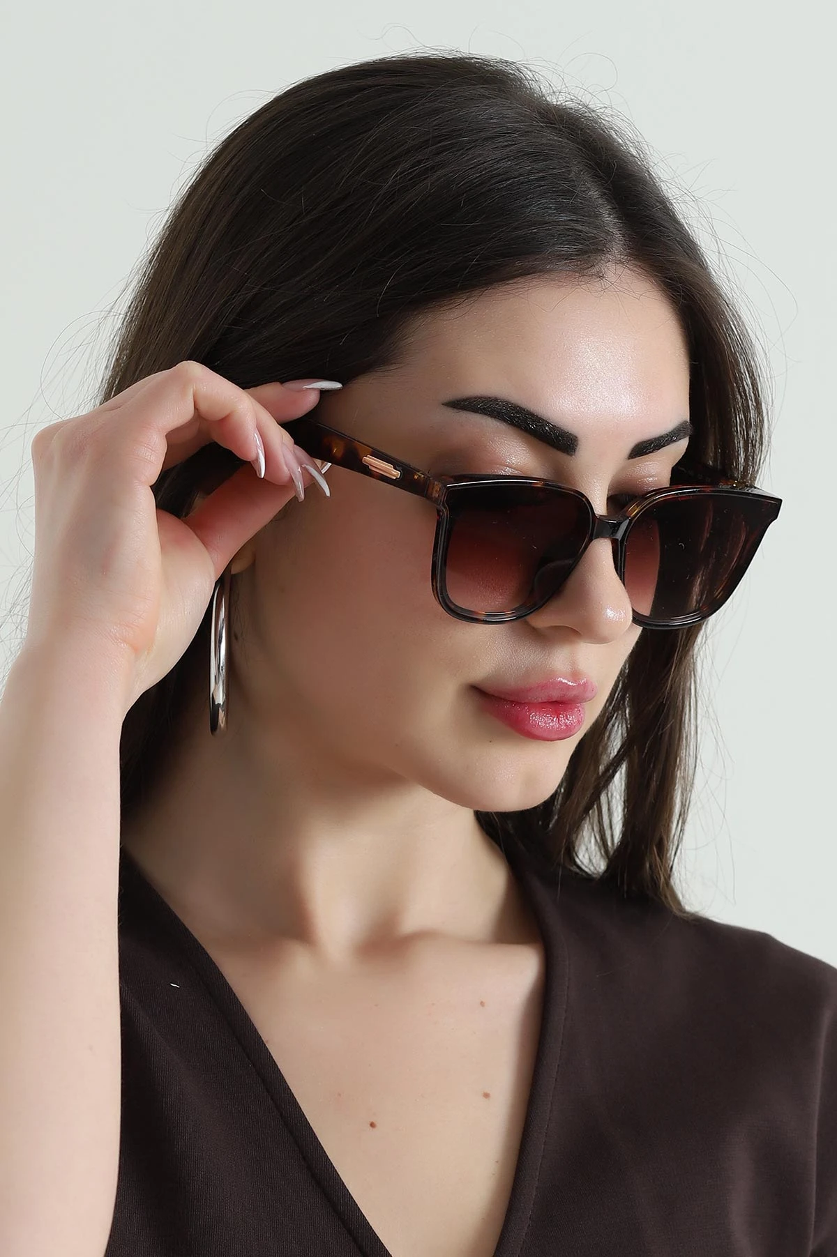 Leopar Uv Korumalı  Kadın Güneş Gözlüğü (Kutulu) 454160
