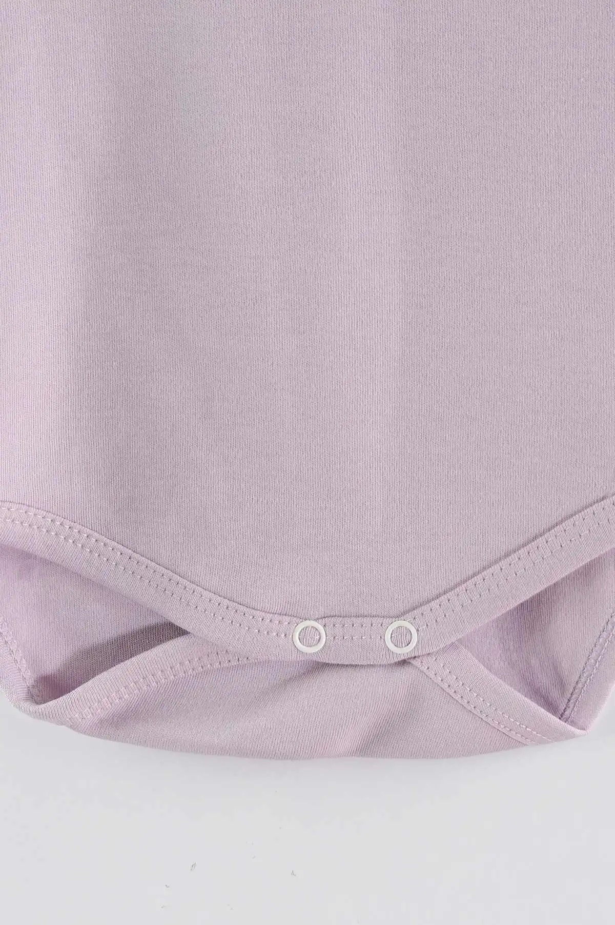 Lila ( 1-3 Yaş ) Sıfır Kol Düz Bebek&Çocuk Çıtçıtlı Badi 467331