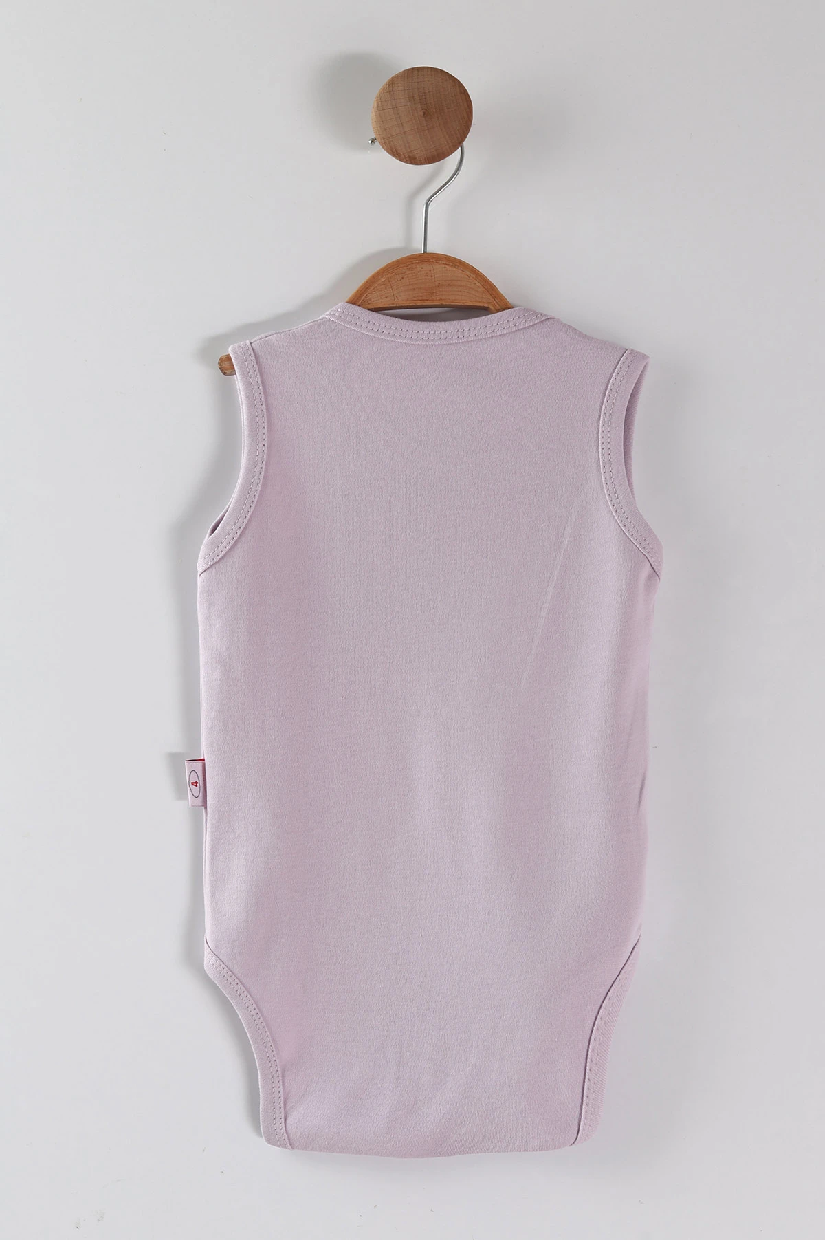 Lila ( 1-3 Yaş ) Sıfır Kol Düz Bebek&Çocuk Çıtçıtlı Badi 467331