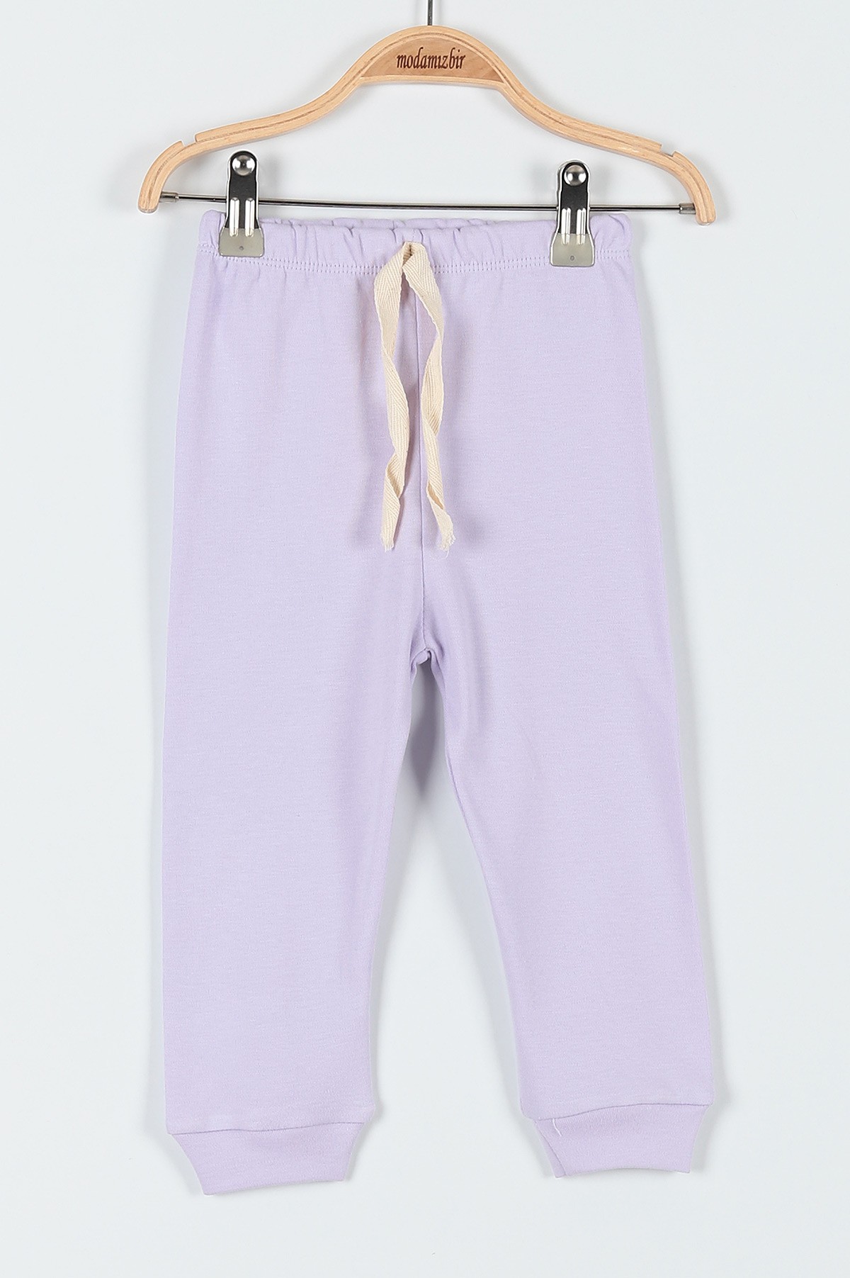 Lila (1-3 Yaş) Yıldızlı At Baskılı Kız Bebe Pijama Takım 181903