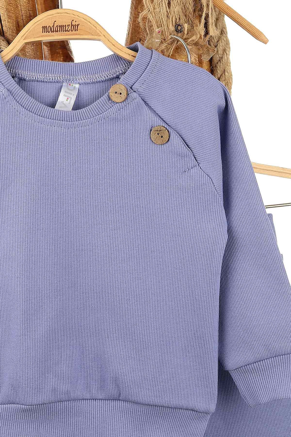 Lila (1-4 Yaş) Kaşkorse Omuz Patlı Kız Çocuk takım 153829