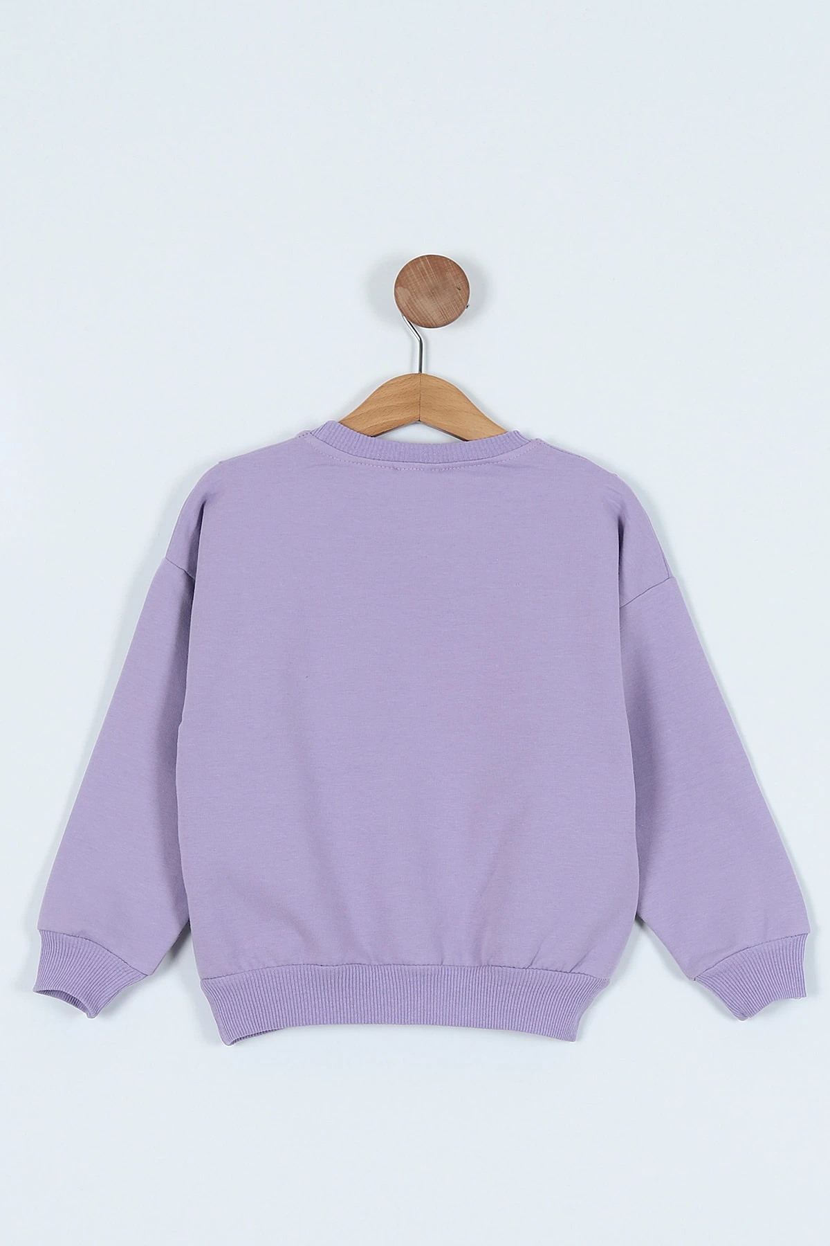 Lila (2-6 Yaş)  Çicek Baskılı Kız Çocuk Sweatshirt 236263