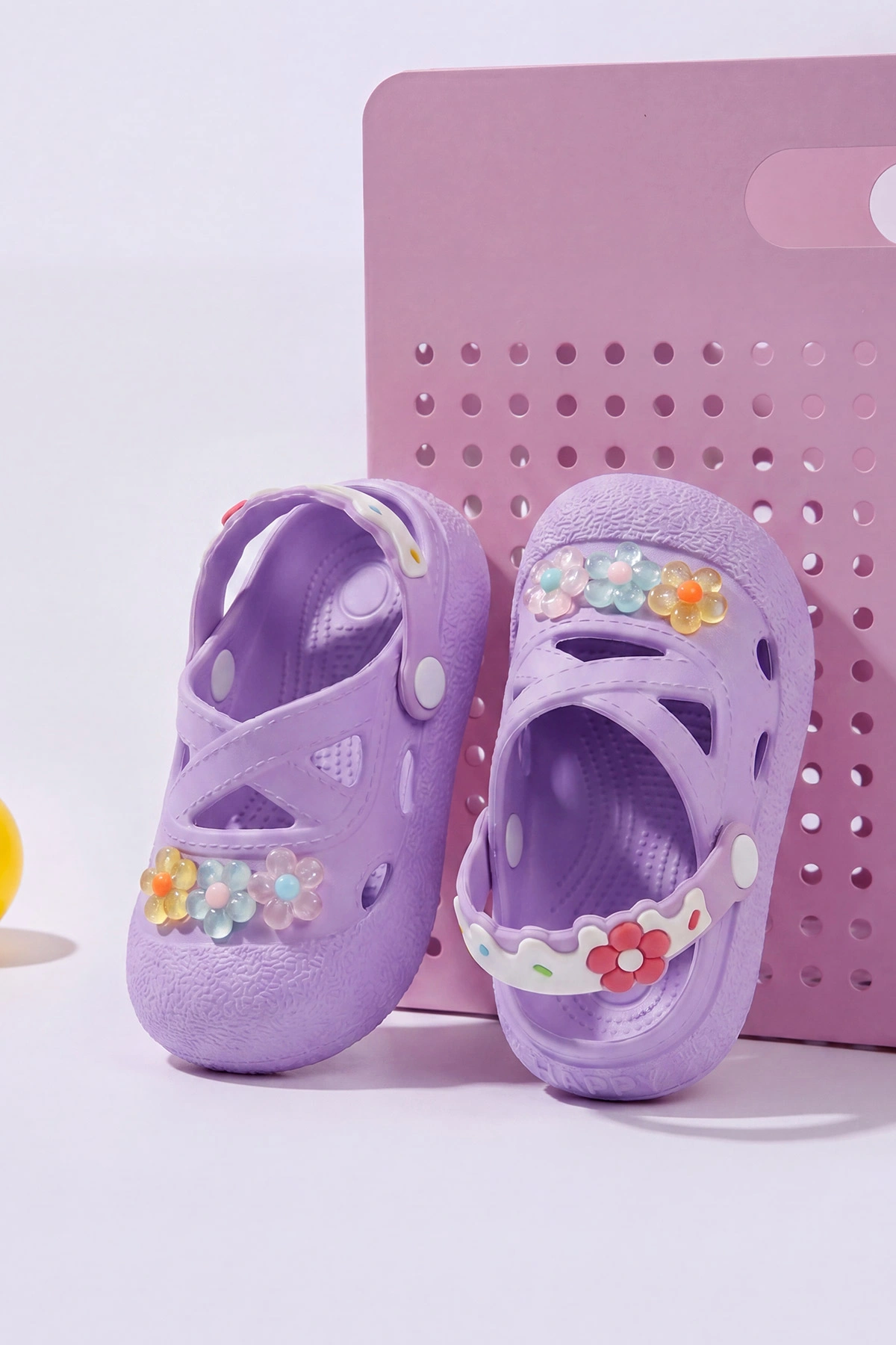 Lila ( 24 - 29 ) Figürlü Toka Detaylı Kız Çocuk Sandalet 462474