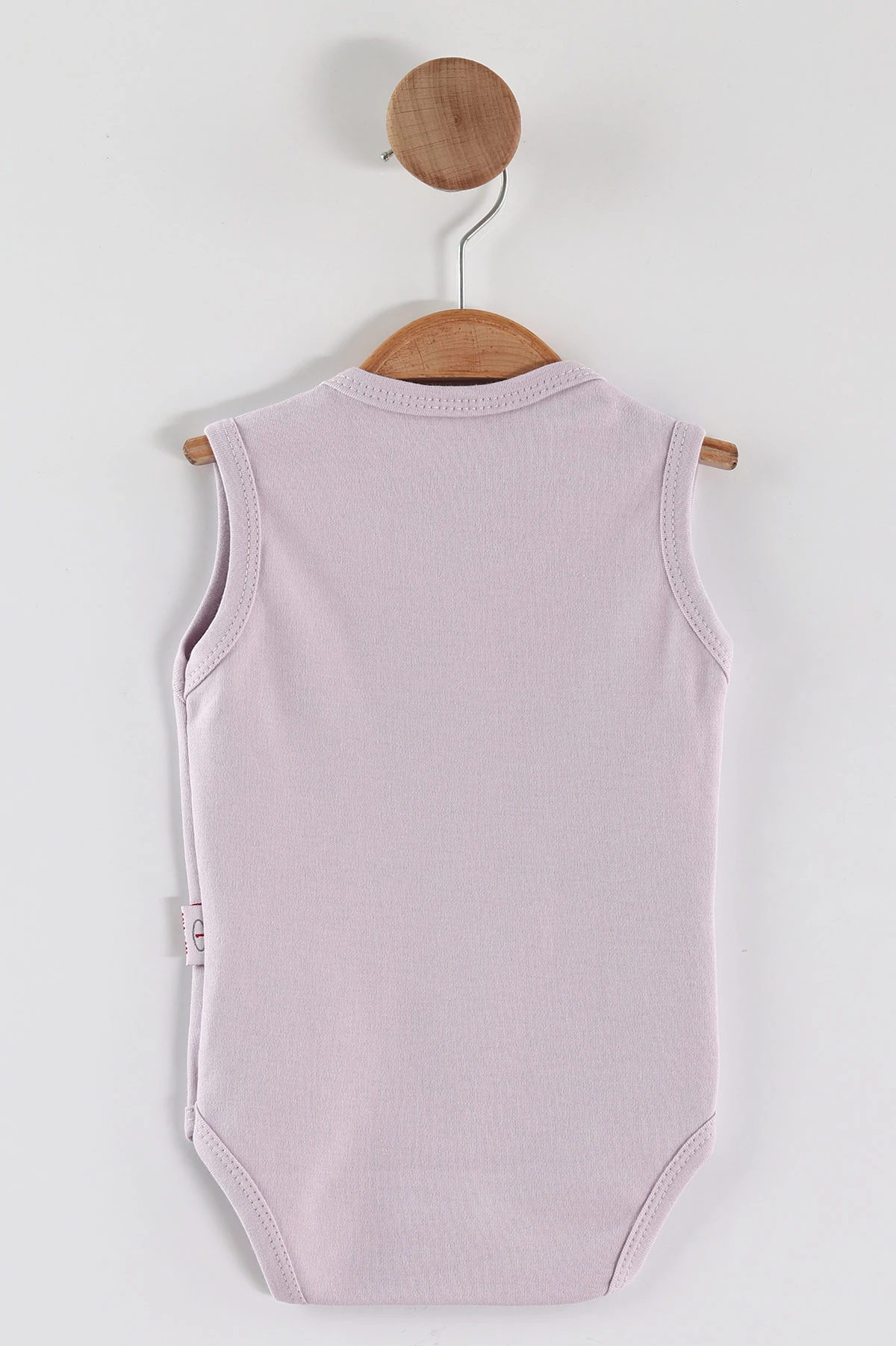 Lila ( 3-12 Ay) Sıfır Kol Düz Bebek&Çocuk Çıtçıtlı Badi 467335