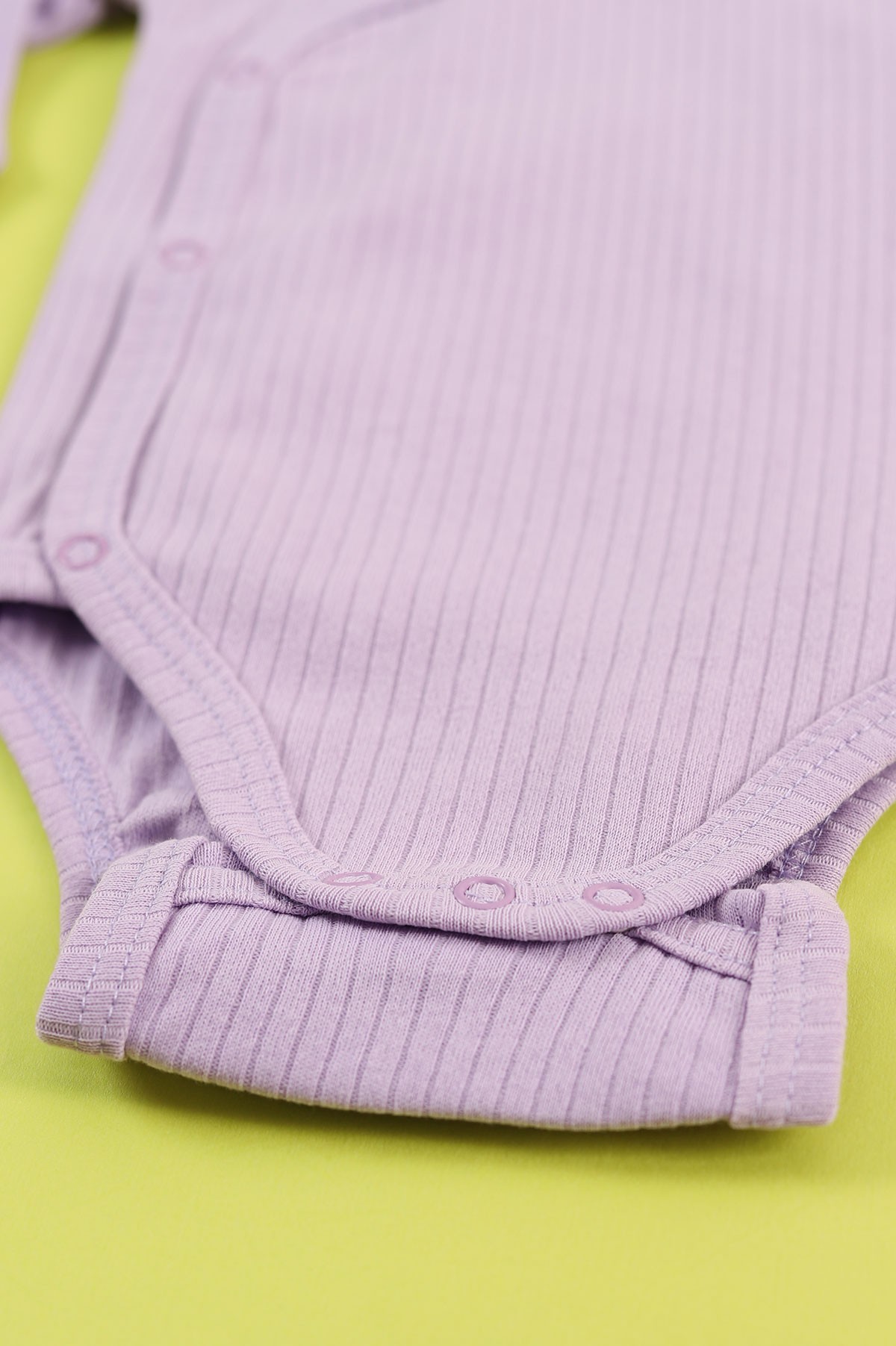 Lila (3-15 Ay) Fitilli Çıtçıtlı Kız Bebe Badi 220835