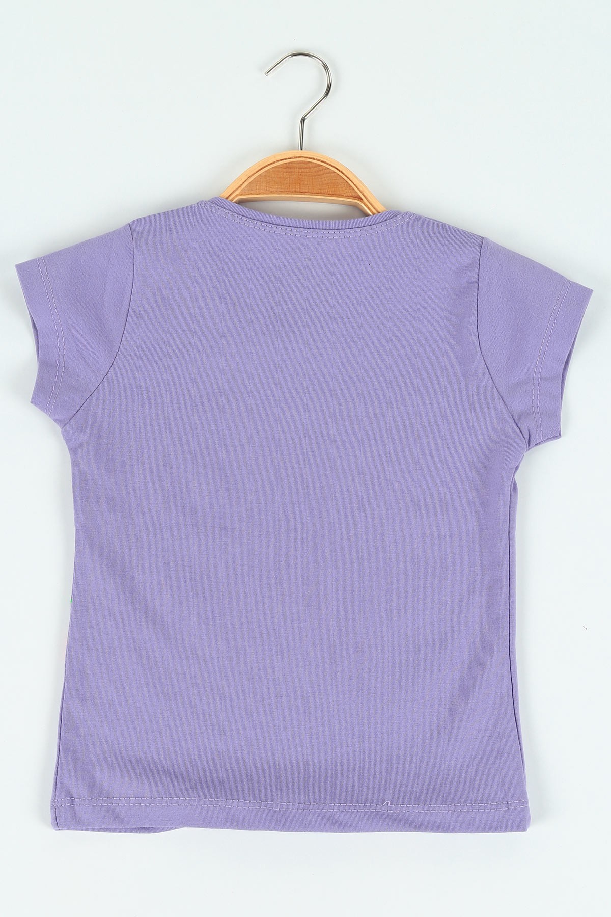 Lila (3-7 Yaş) Strong Baskılı Kız Çocuk Tişört 119959