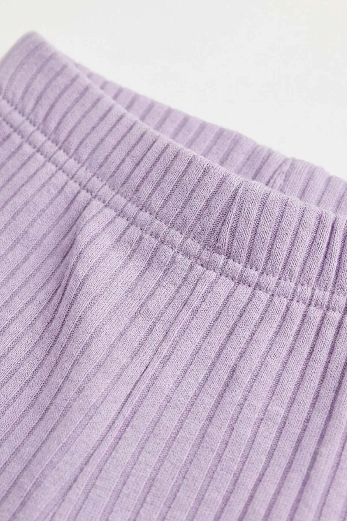 Lila (3-8 Yaş) Çiçek Baskılı 2 İp Sweatli Fitilii Bol Paça Taytlı Kız Çocuk Mevsimlik Takım 484945