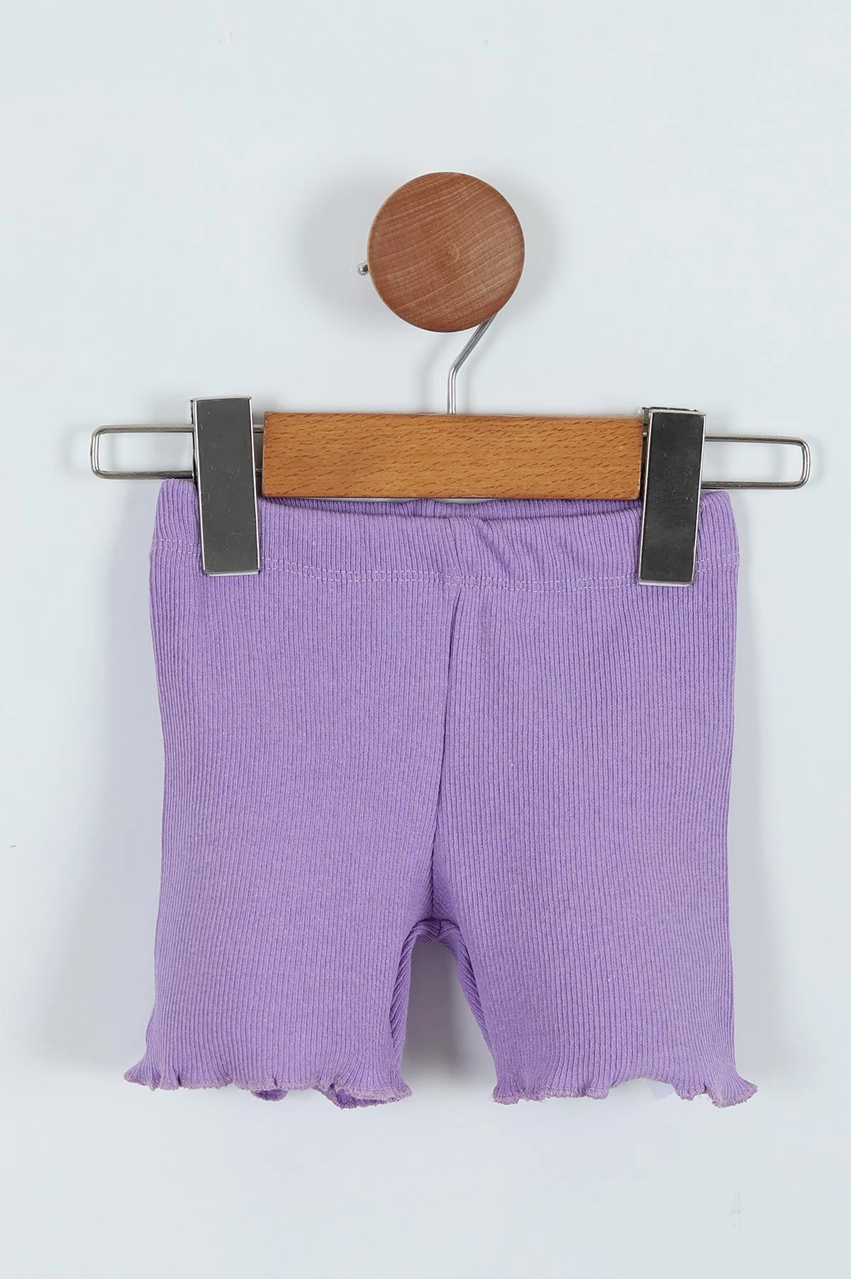 Lila (3-9 Ay) Kol Fırfırlı Fitilli Kız Bebek Takım 264734