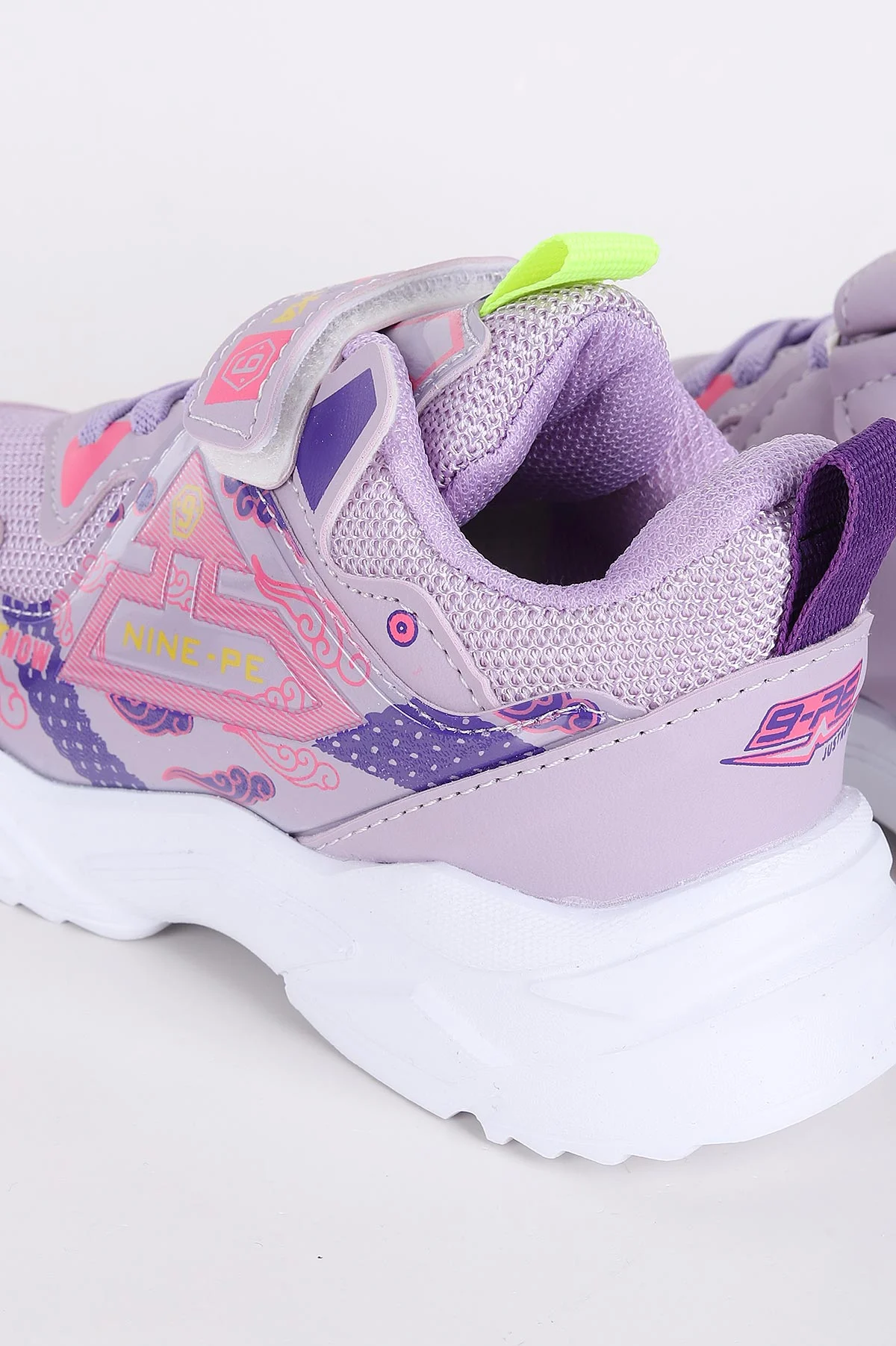Lila (31-35 Filet)Kalın Taban Cırtlı Çocuk Spor Ayakkabı 345815
