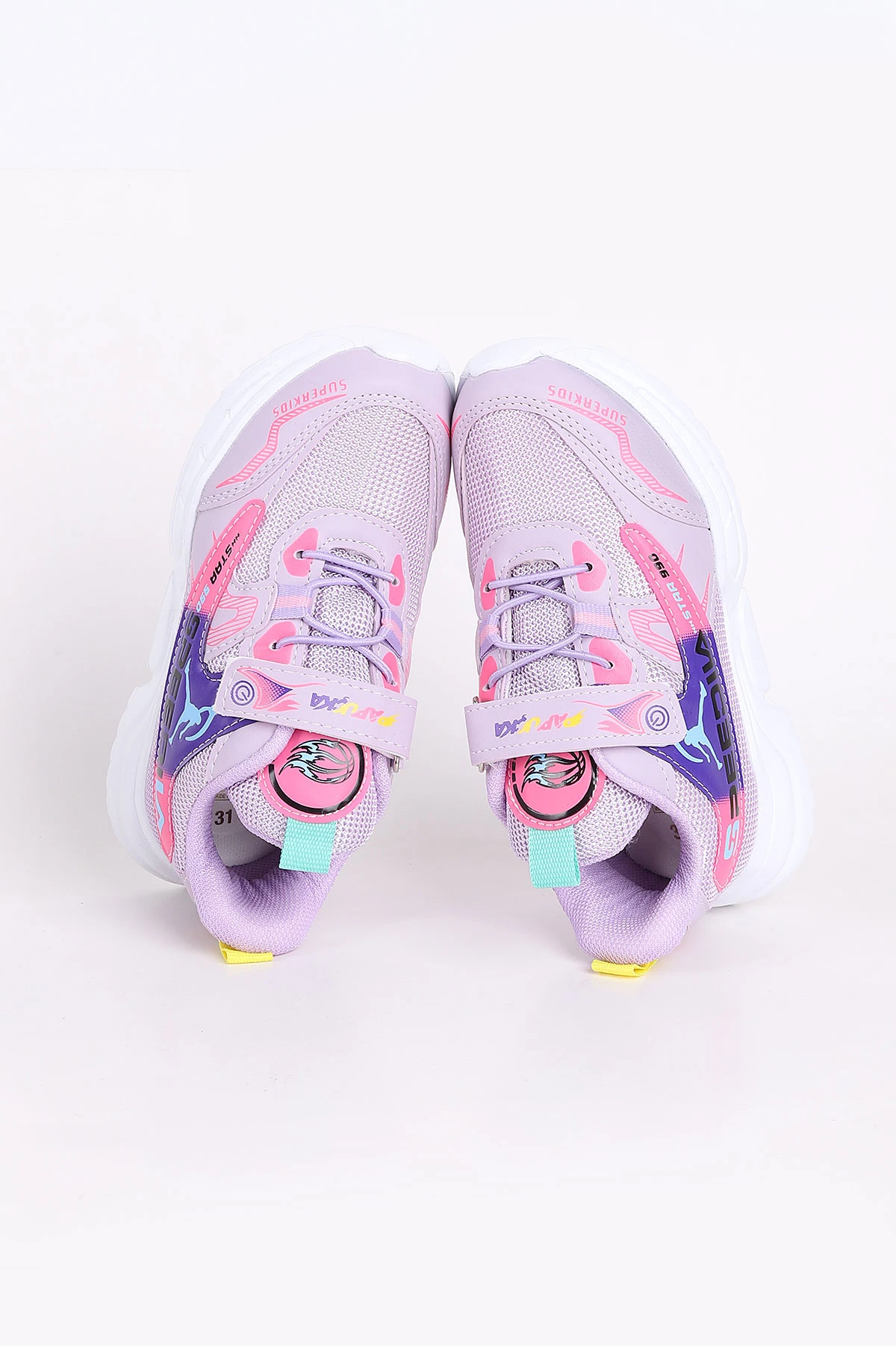 Lila (31-35 Filet)Kalın Taban Cırtlı Çocuk Spor Ayakkabı 346780