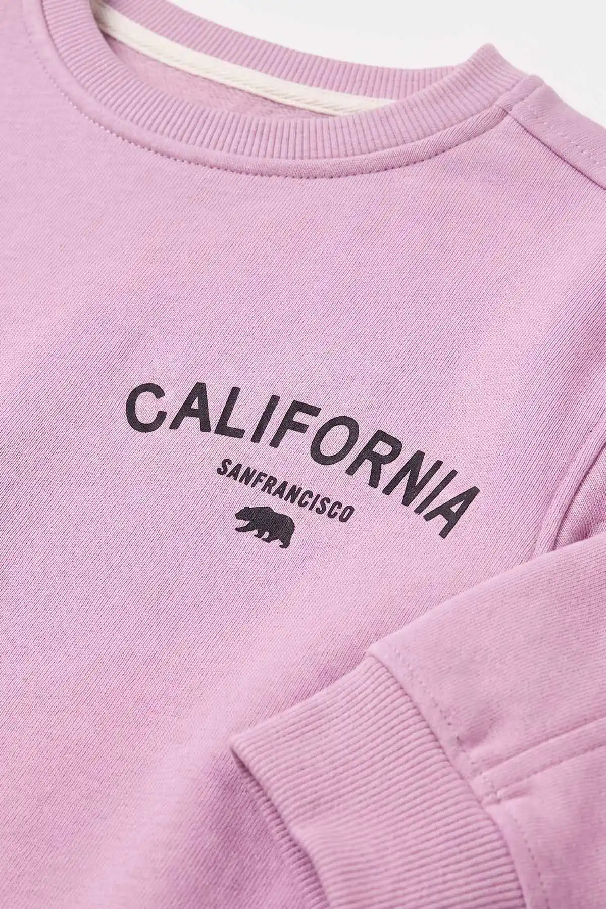 Lila (4-12 Yaş) California Baskılı 3 İp Şardonlu Kız Çocuk Kışlık Takım 483517