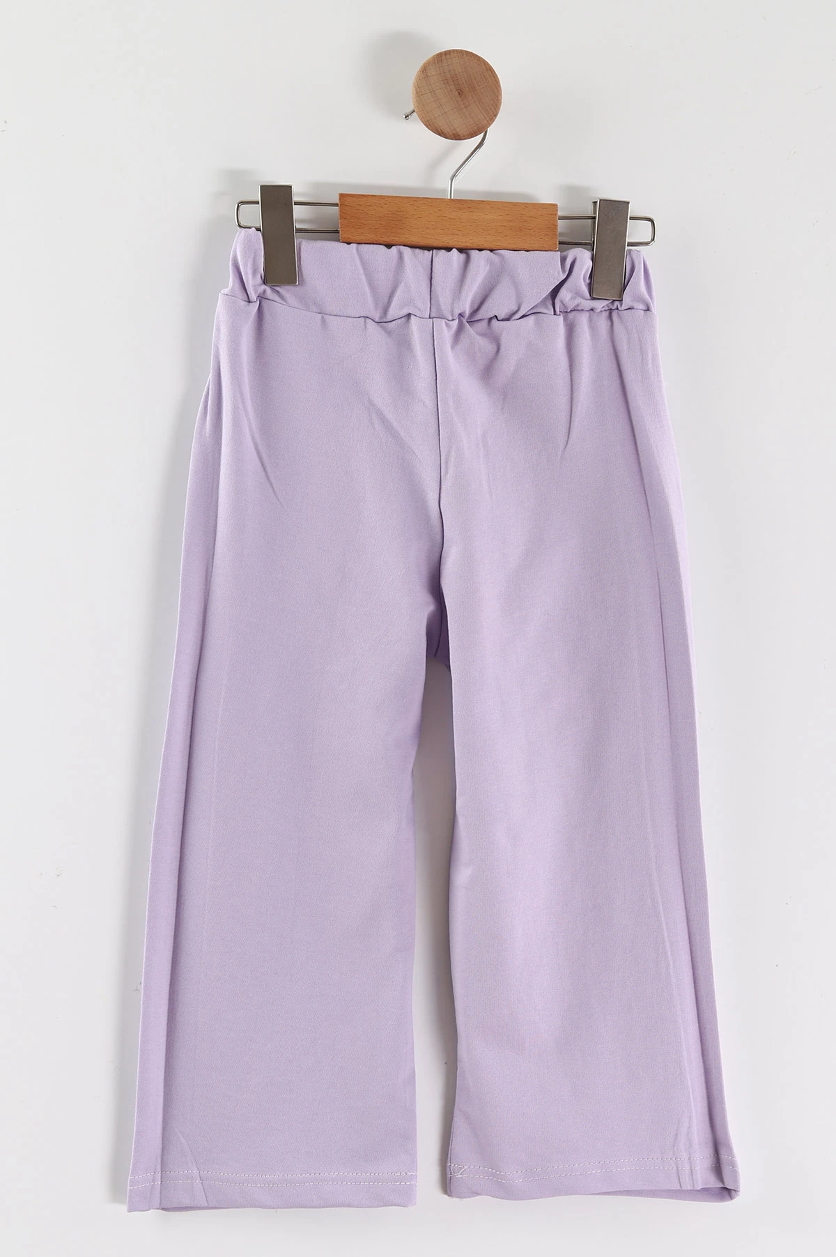 Lila (5-8 Yaş)Bol Paça Kız Çocuk Eşofman Altı 463995