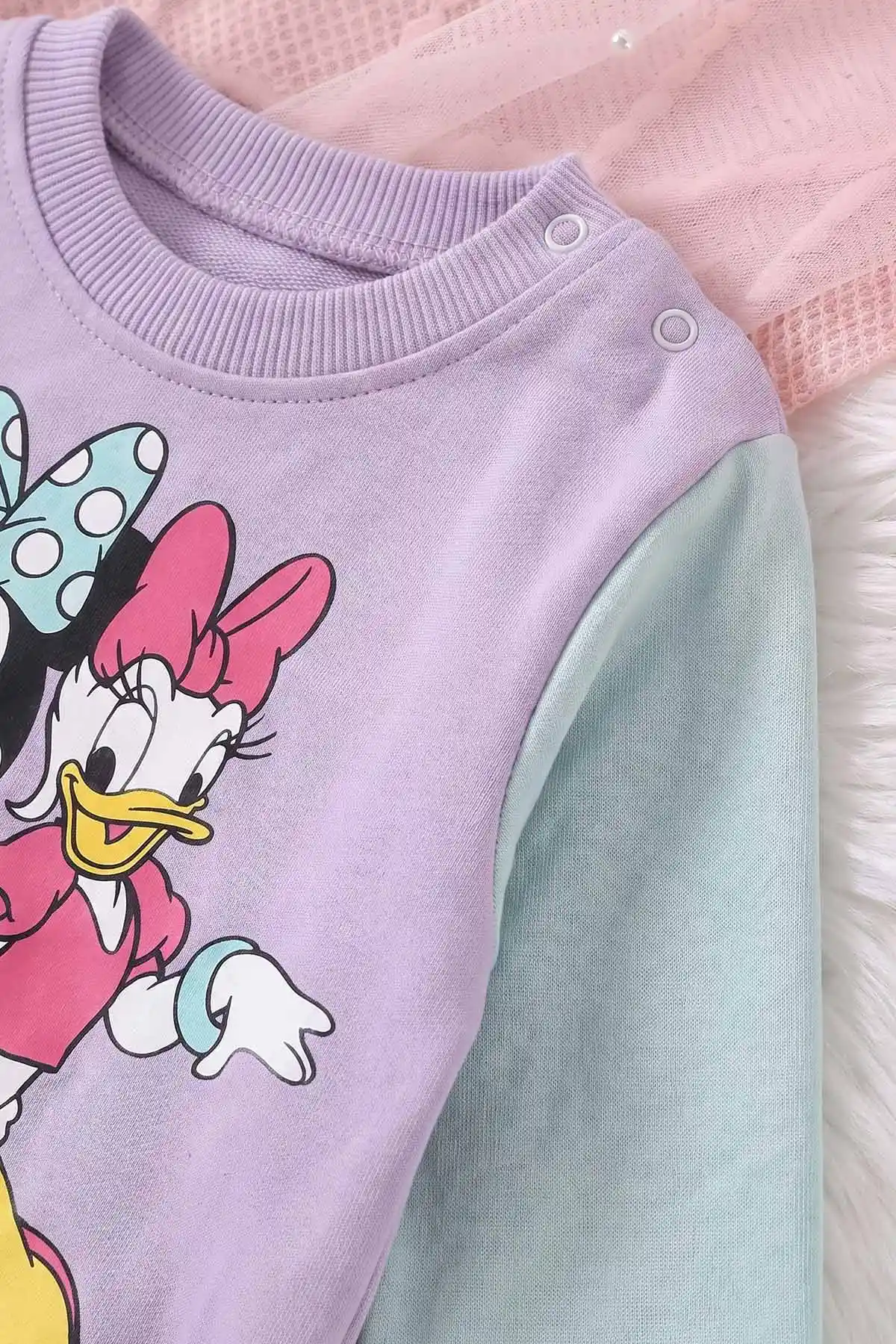 Lila (6-24 Ay) Karakter Baskılı   2'li Kız Bebek Takım 472682
