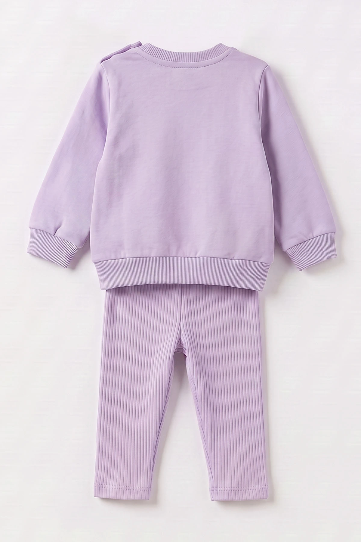 Lila (6-24 Ay) Karakter Baskılı Taytlı Kız Bebek Takım 472645