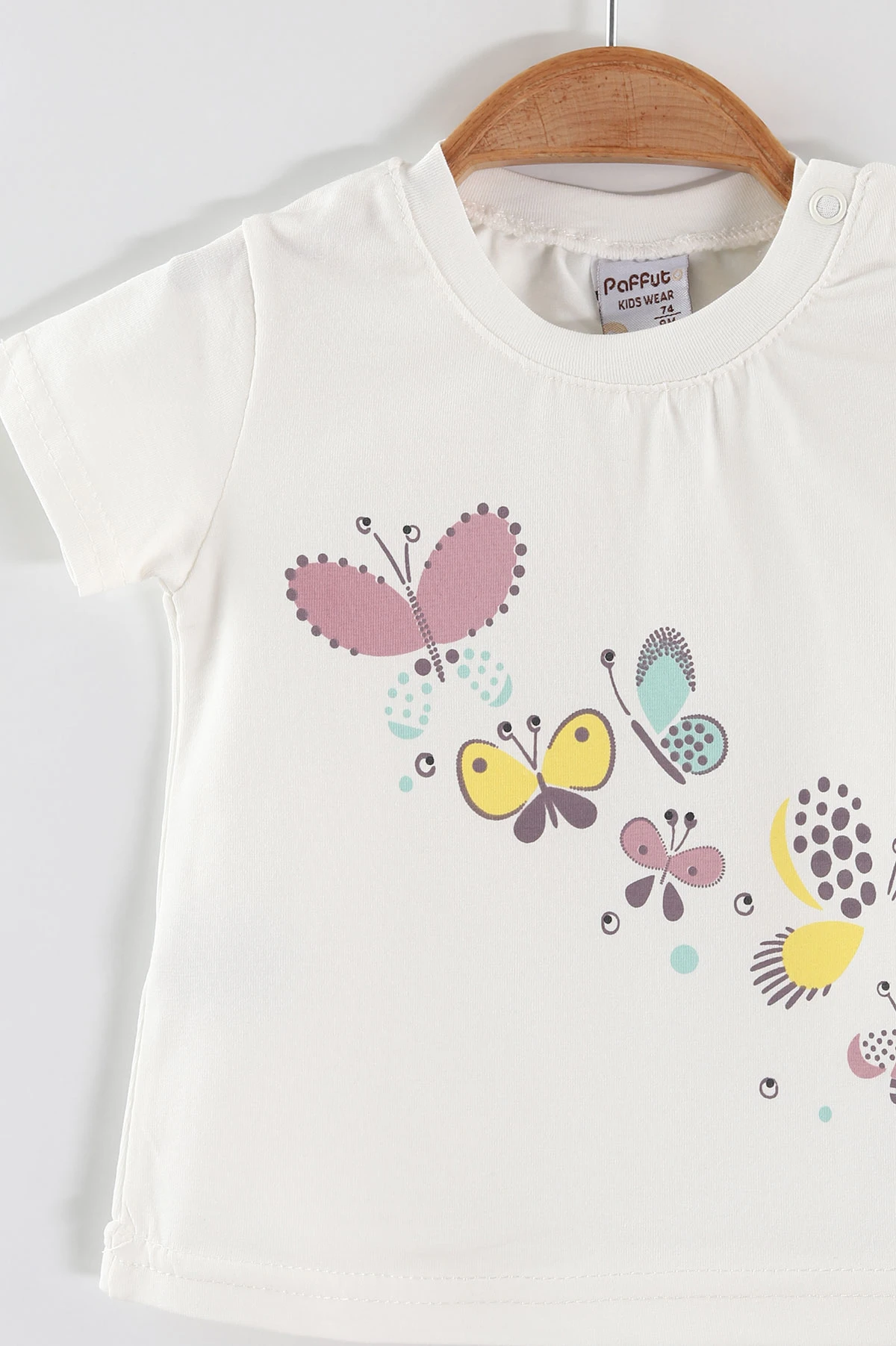 Lila (6-24 Ay)Kelebek Baskılı Kız Bebek Takım 467650
