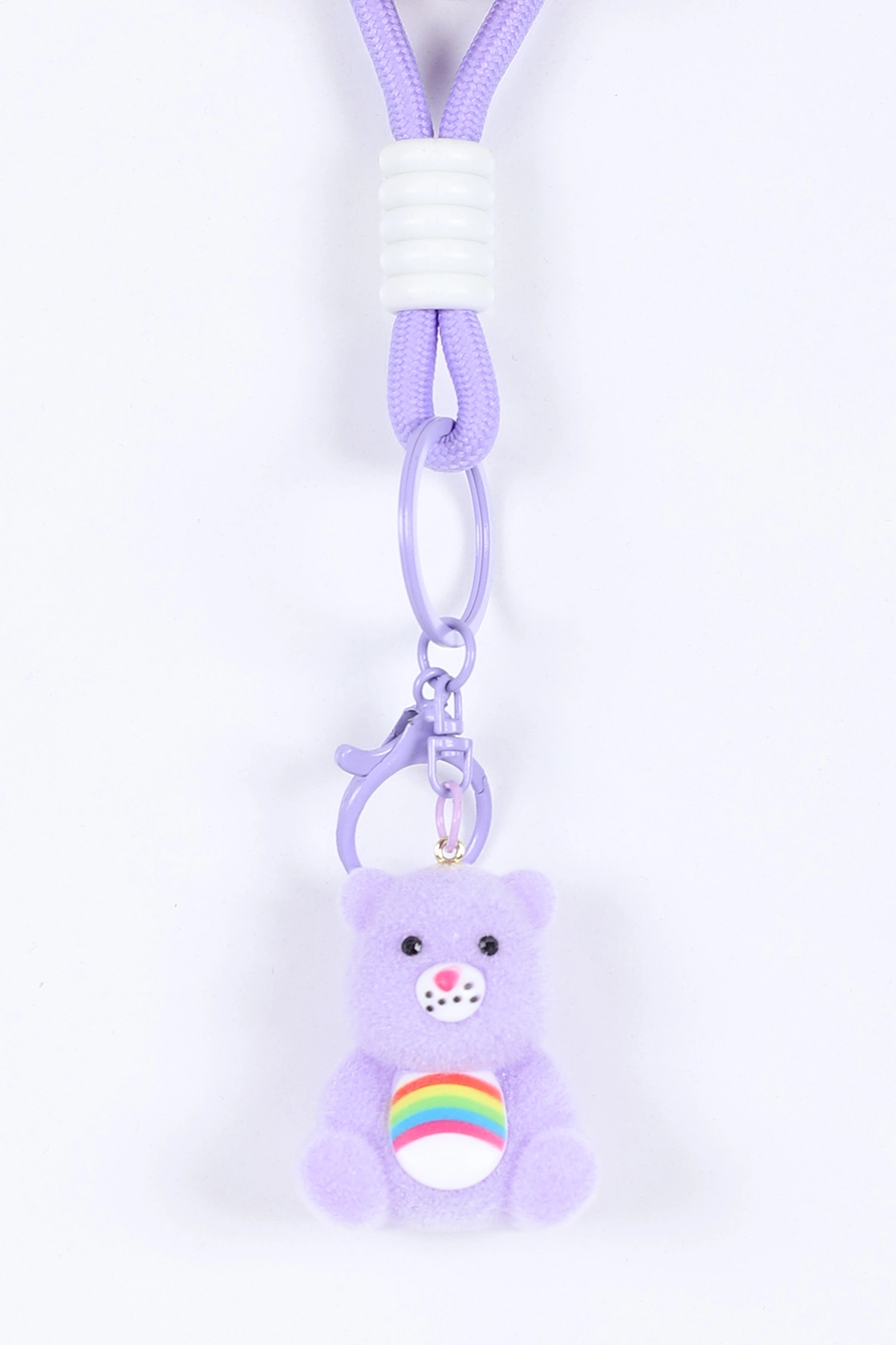 Lila Ayıcık Figürlü Peluş  Sevimli Anahtarlık&Çanta Süsü 387124