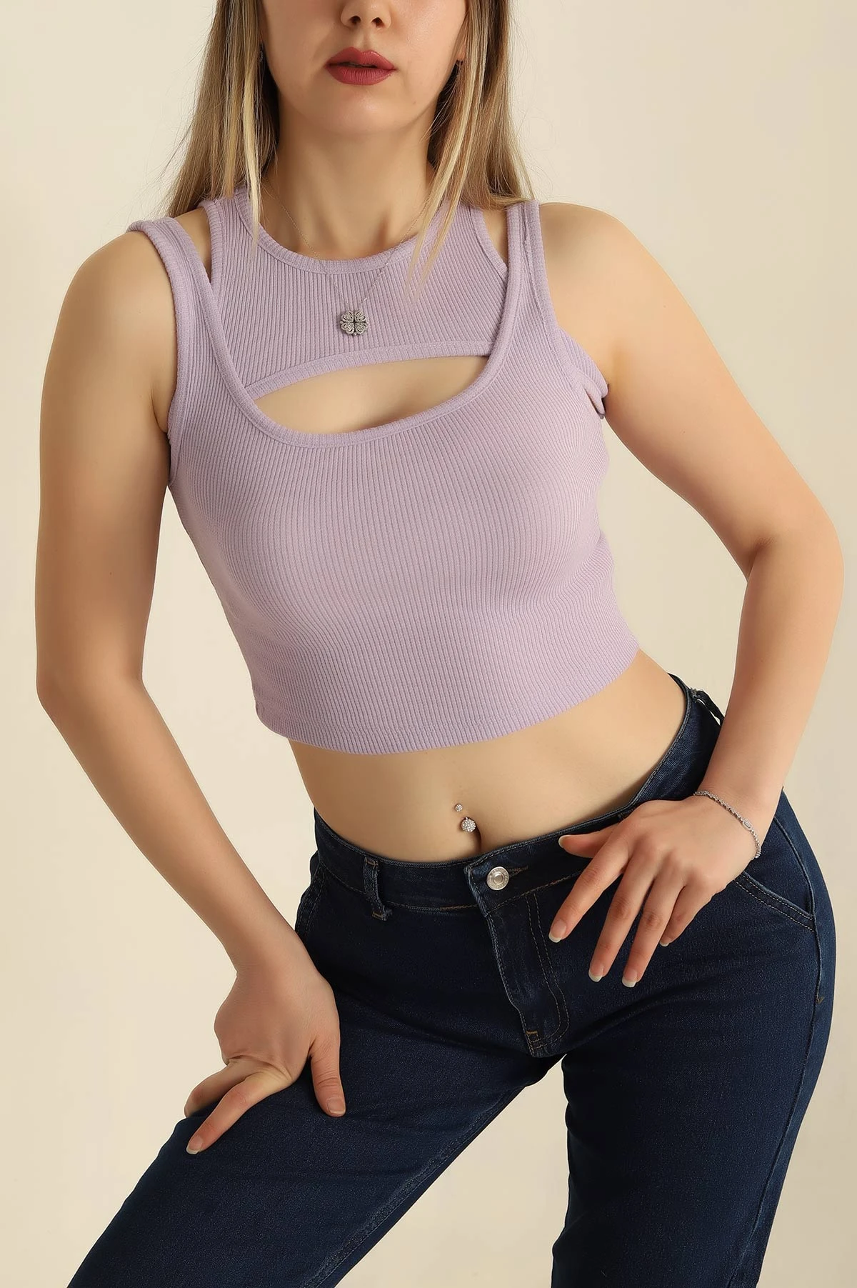 Lila Bolero Tasarım Bluz 262521