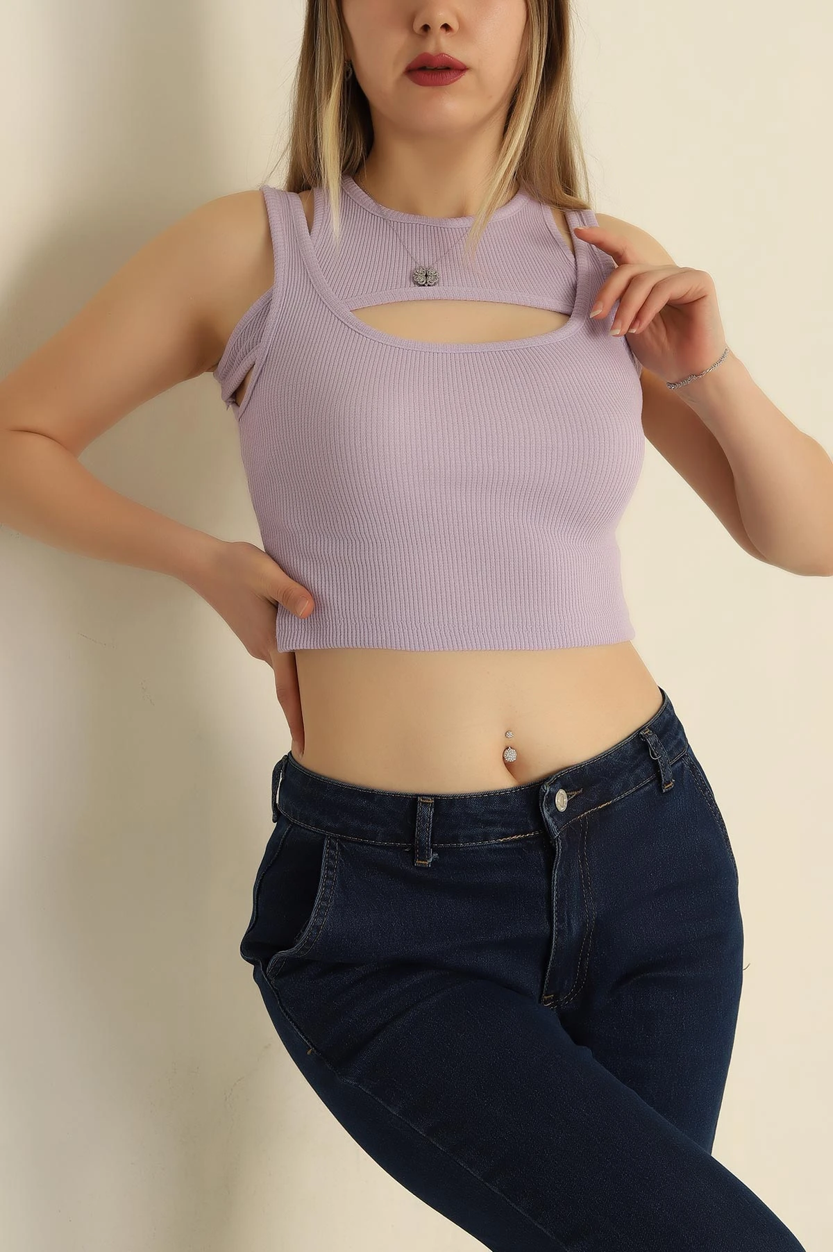 Lila Bolero Tasarım Bluz 262521