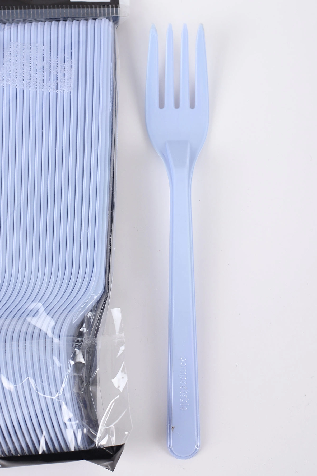 Lila Eco 25'li Plastik Çatal 301034