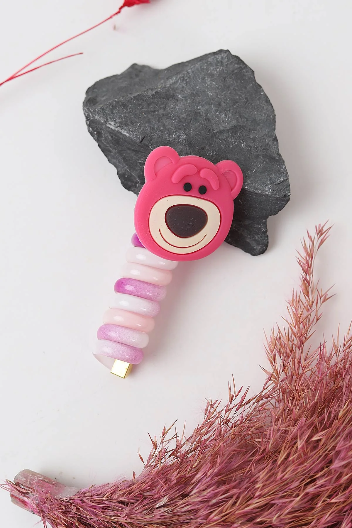 Lila Figürlü Spiral Toka 293407