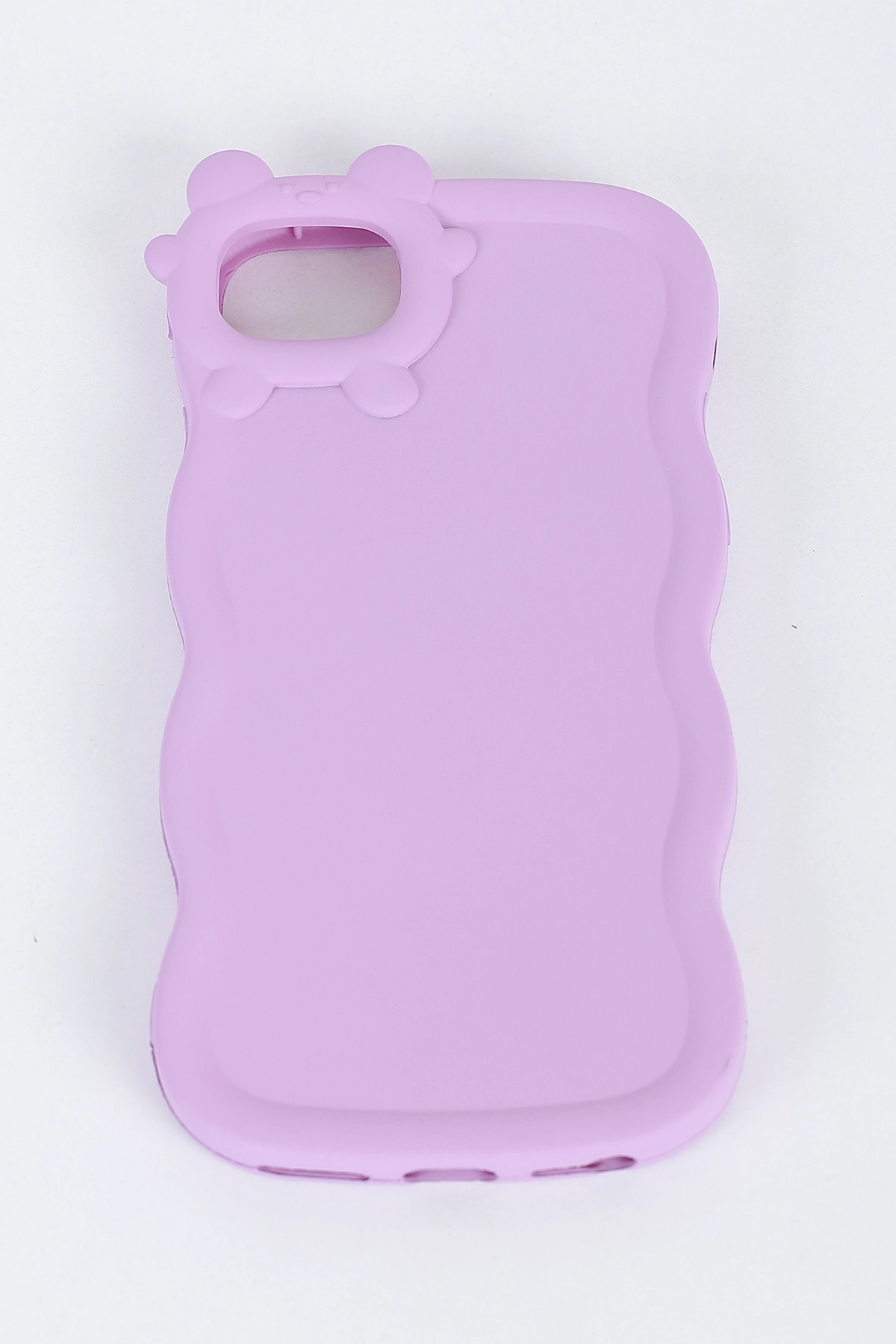 Lila Iphone 7 Iphone 8 ve Iphone SE Uyumlu Micky Mouse Serisi Yumuşak Slikon Telefon Kılıfı 391223