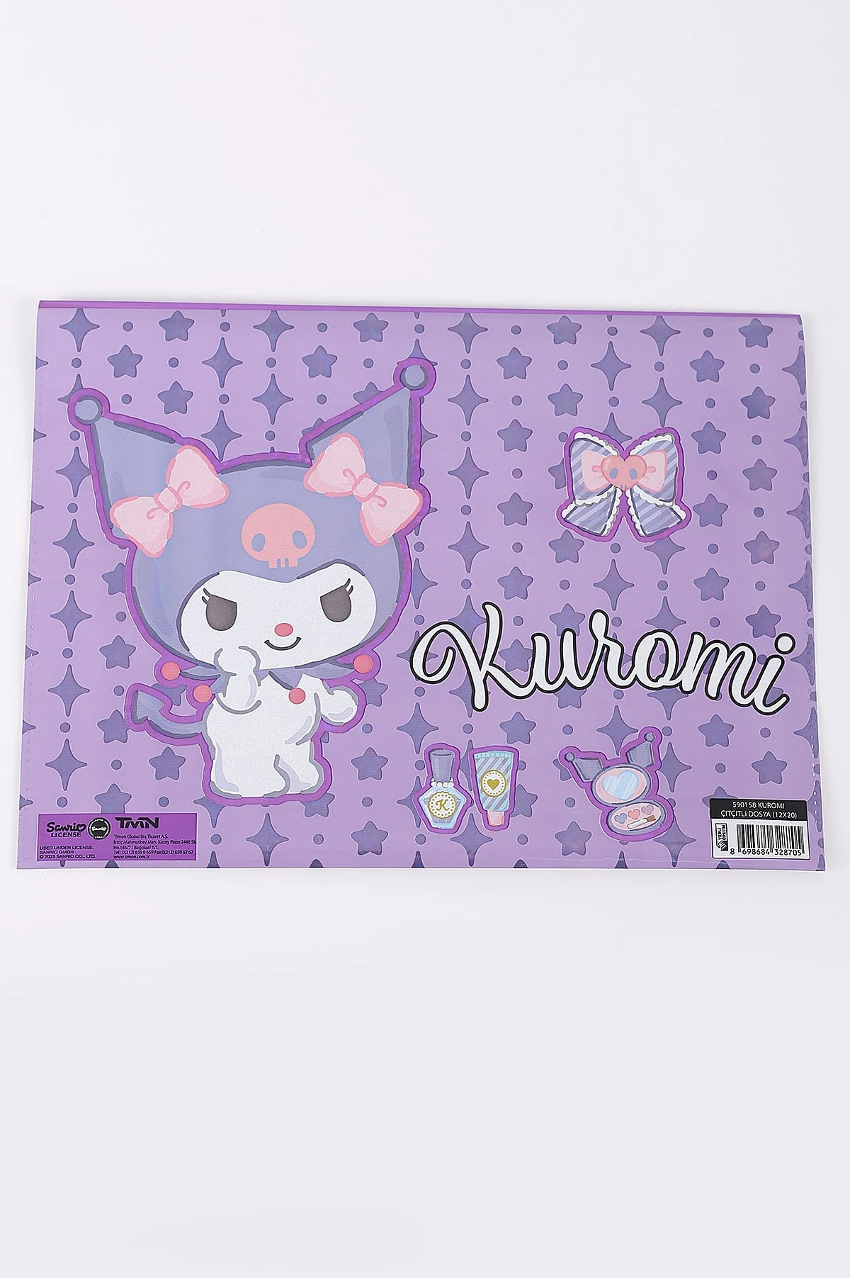 Lila Karakterli 32x24 Cm Çıtçıtlı Dosya 392056