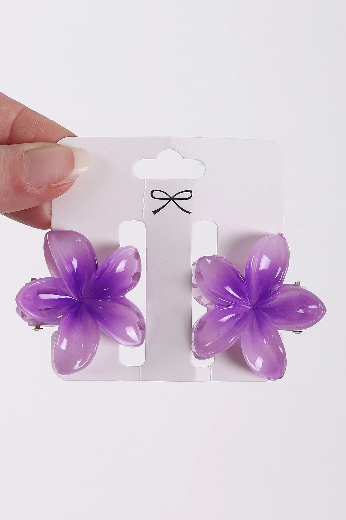 Lila Küçük Boy 2'li Lotus Mandal Toka 424269