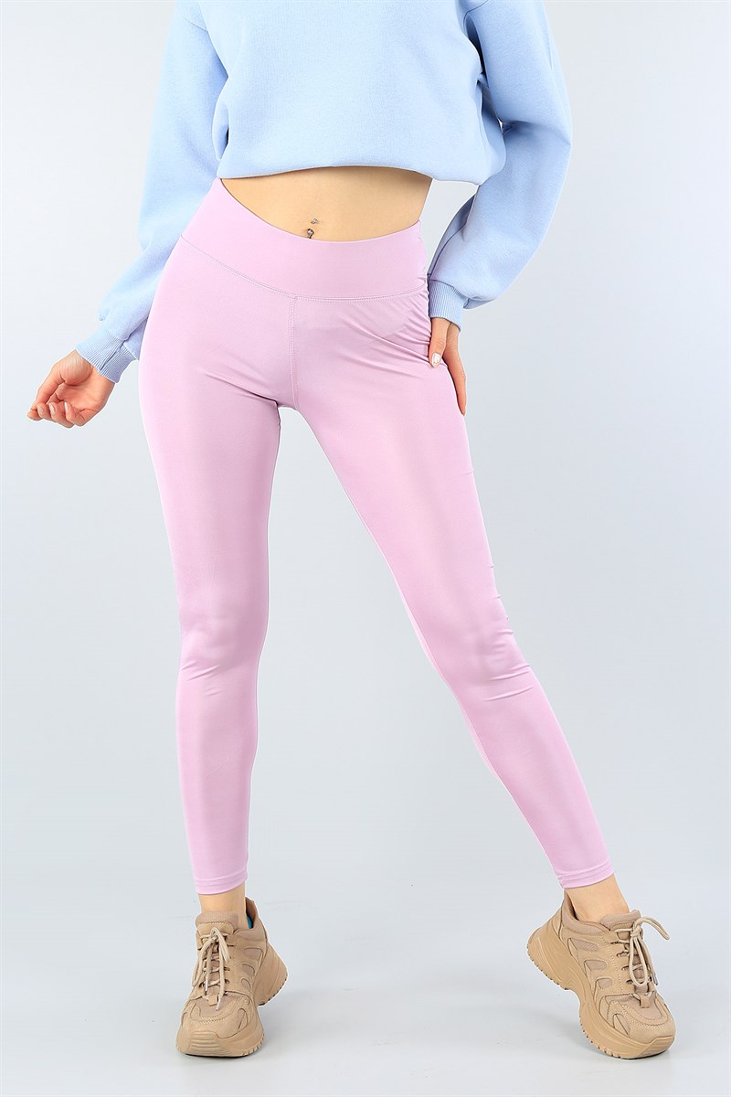 Lila Likralı Tayt 45226