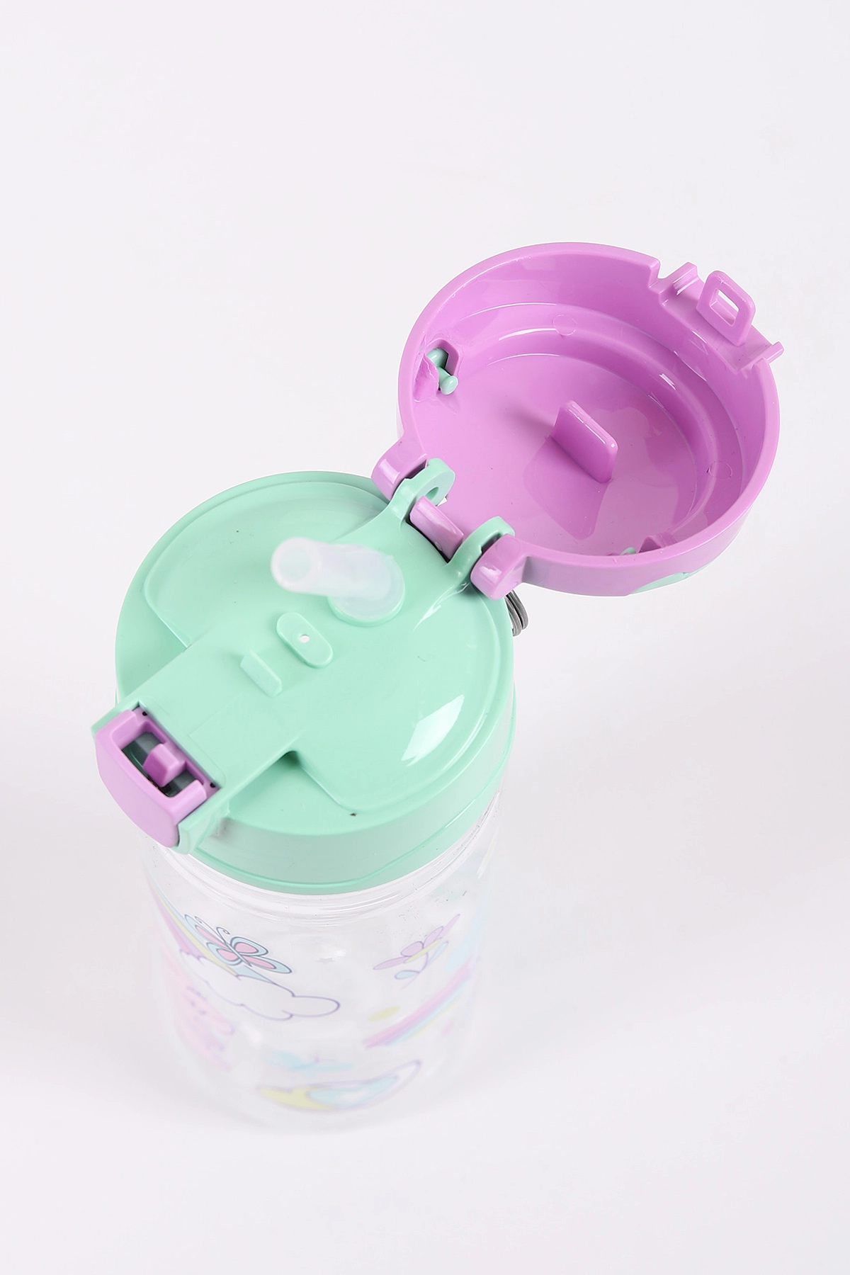 Lila Mikro Karakterli Pipetli Matara 500 Ml 441755