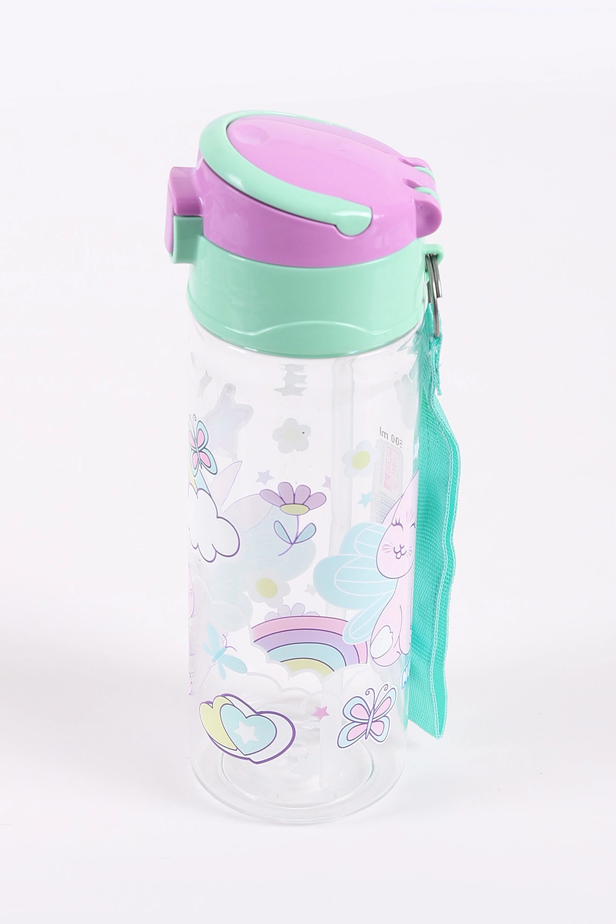 Lila Mikro Karakterli Pipetli Matara 500 Ml 441755