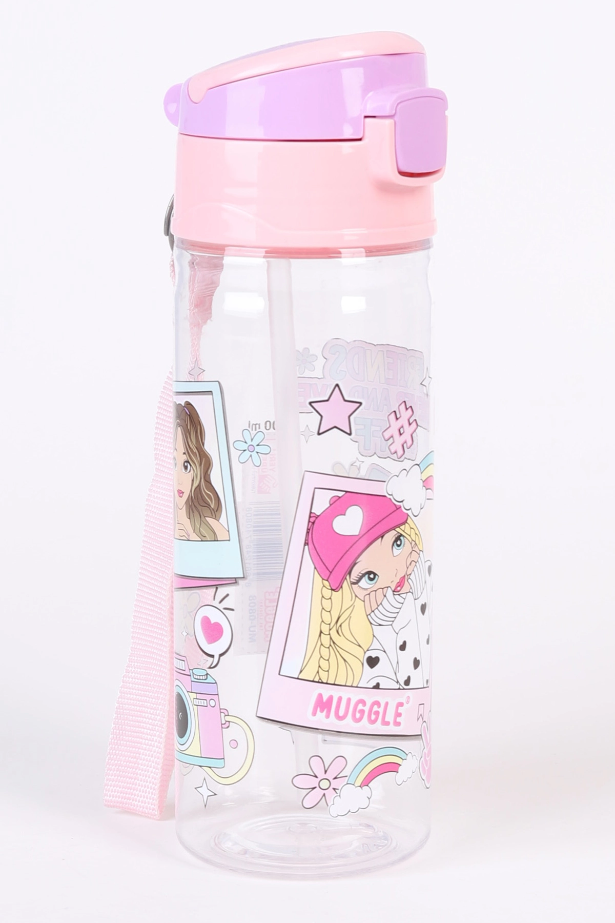 Lila Mikro Karakterli Pipetli Matara 500 Ml 489459