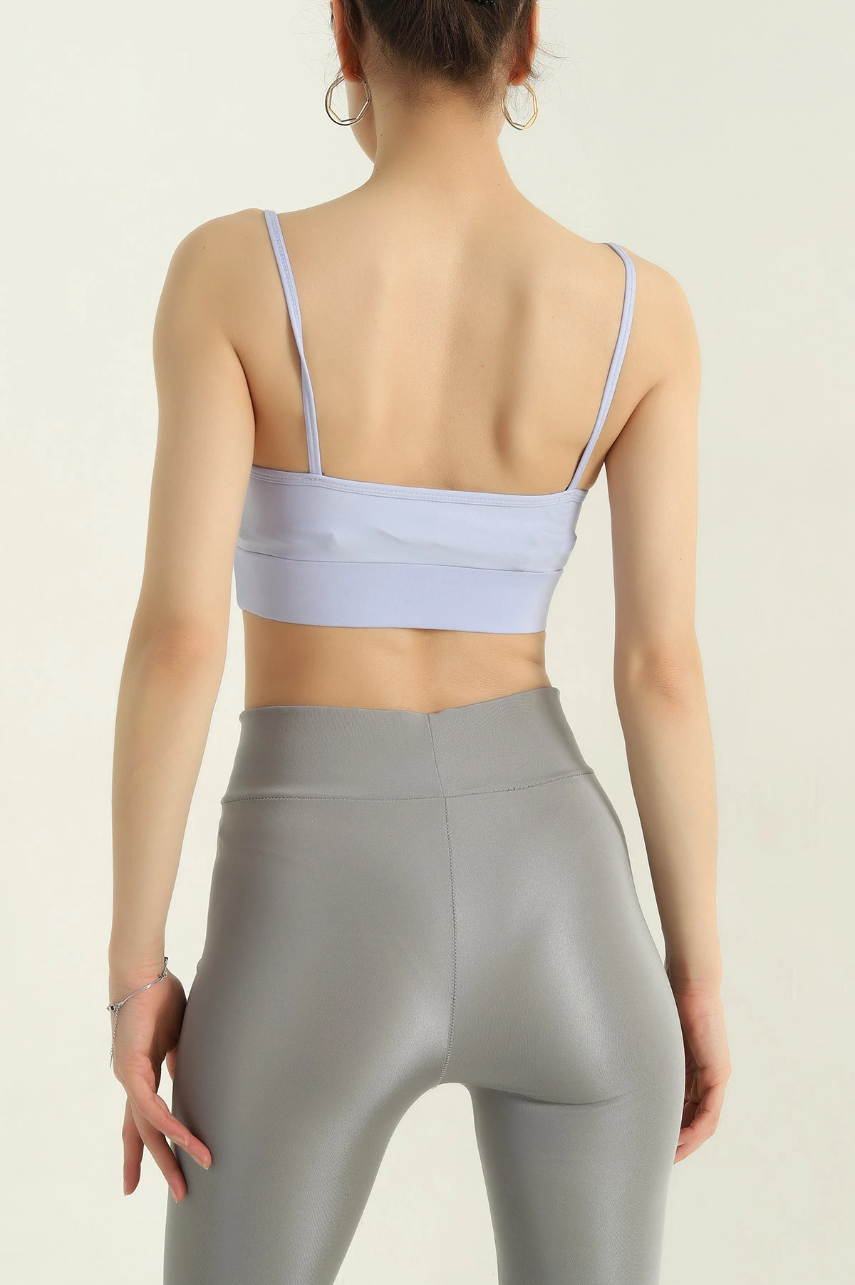 Lila Pedli Likralı Büstiyer  365813