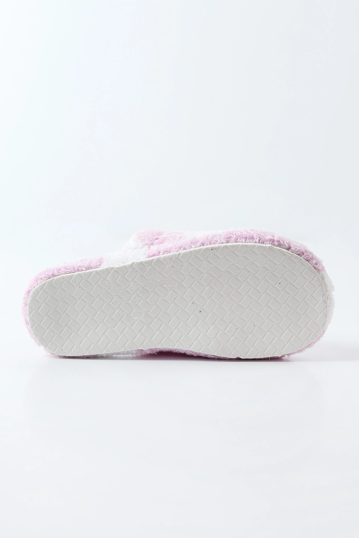 Lila Peluş Yıldız Tasarımlı Kadın Ev Terliği 490941