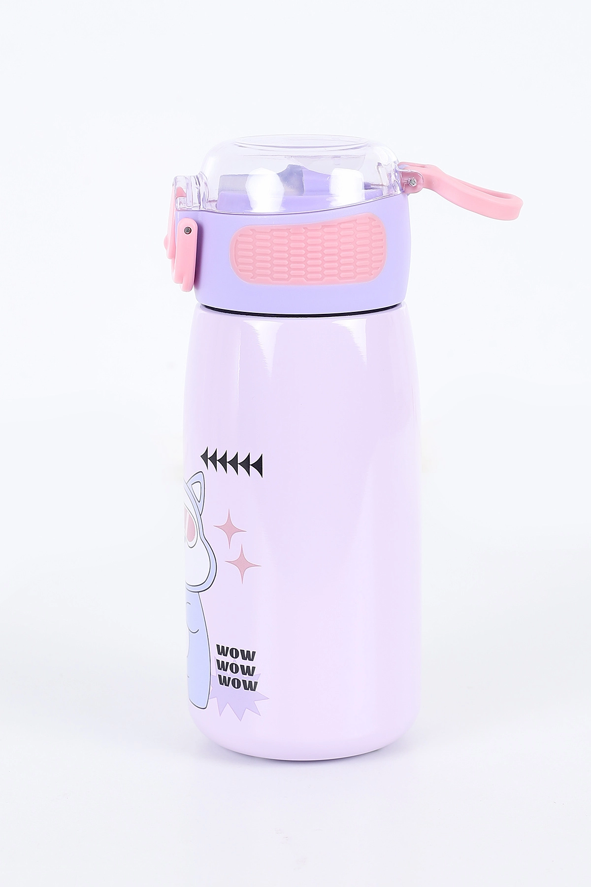 Lila Pipetli Çelik Termos-Matara 470 Ml 393141