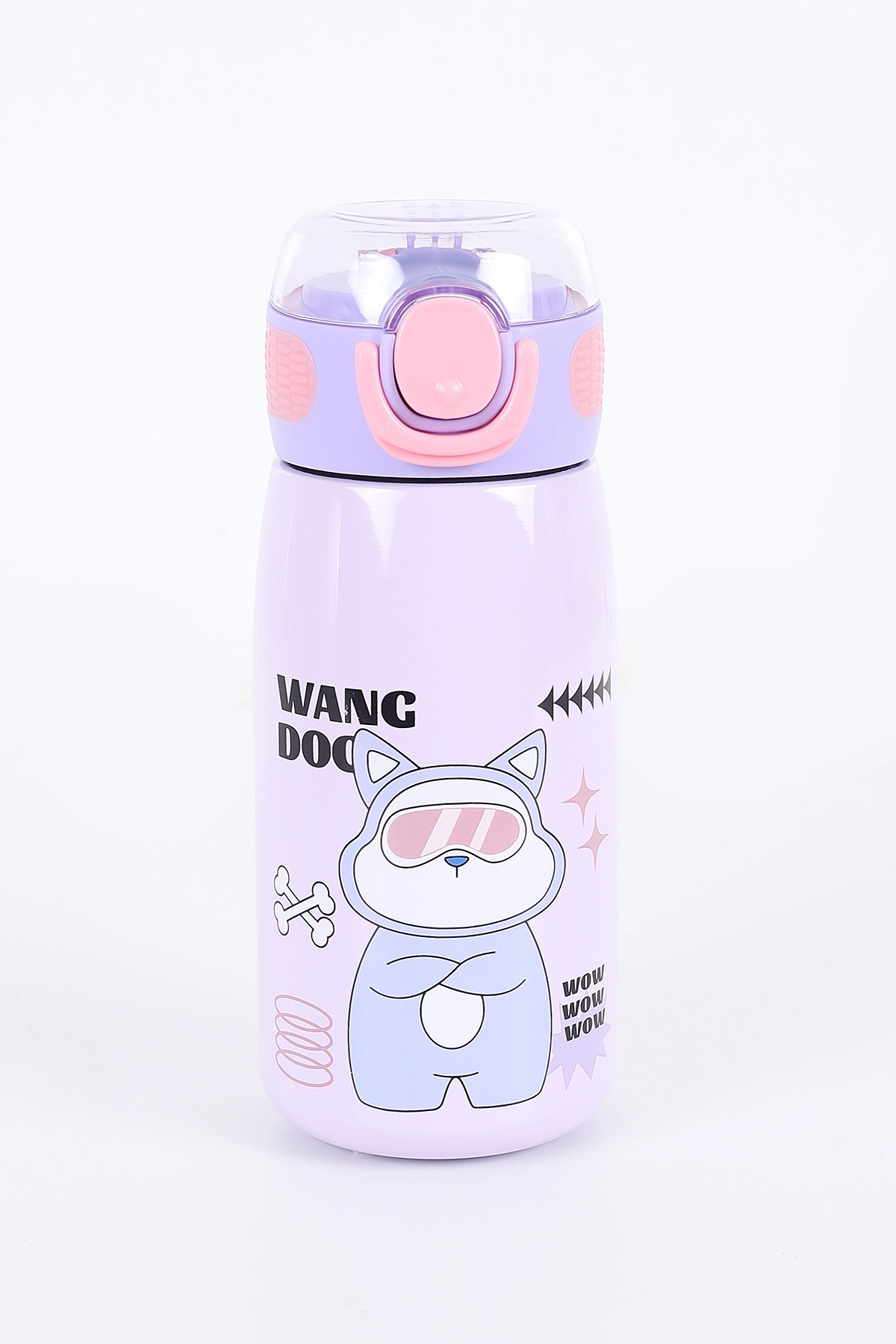 Lila Pipetli Çelik Termos-Matara 470 Ml 393141
