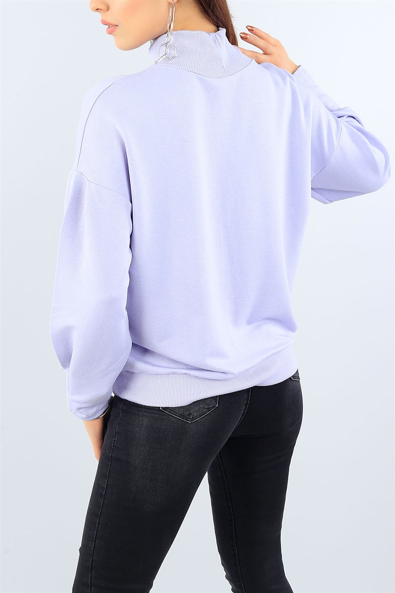 Lila Ribana Yaka Bayan Sweat 39208