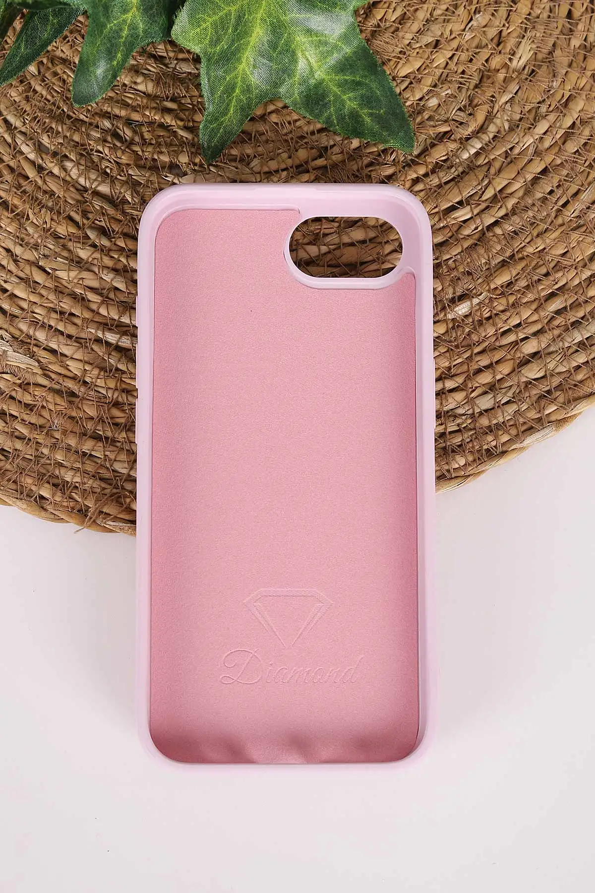 Lila TeknoCase İPhone 16E & 17E Uyumlu Nelly Diamond Serisi Taşlı Lens Hediyeli Sert Silikon Telefon Kılıfı 480976