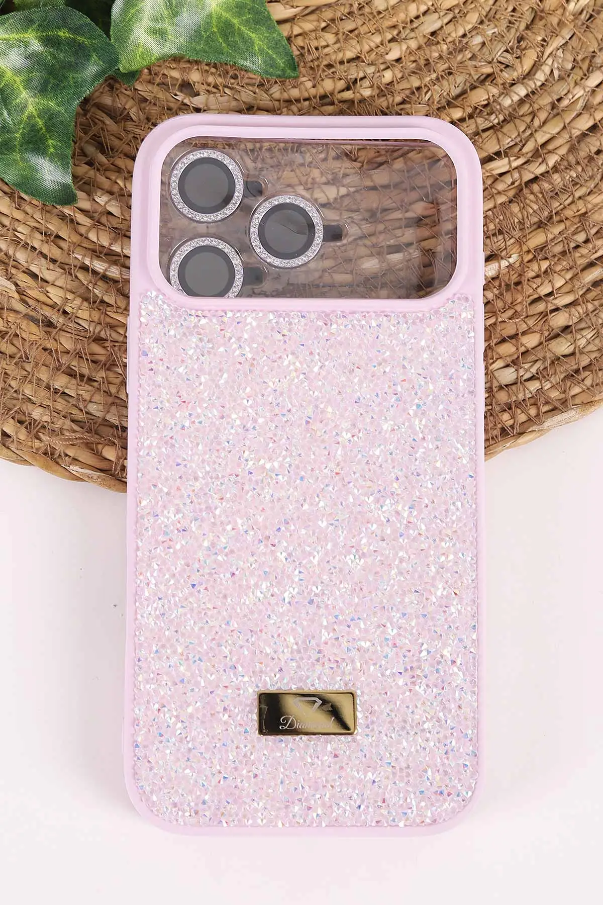 Lila TeknoCase İPhone 17 Pro Max Uyumlu Ella Diamond Case Serisi Lens Hediyeli Sert Silikon Telefon Kılıfı 457843