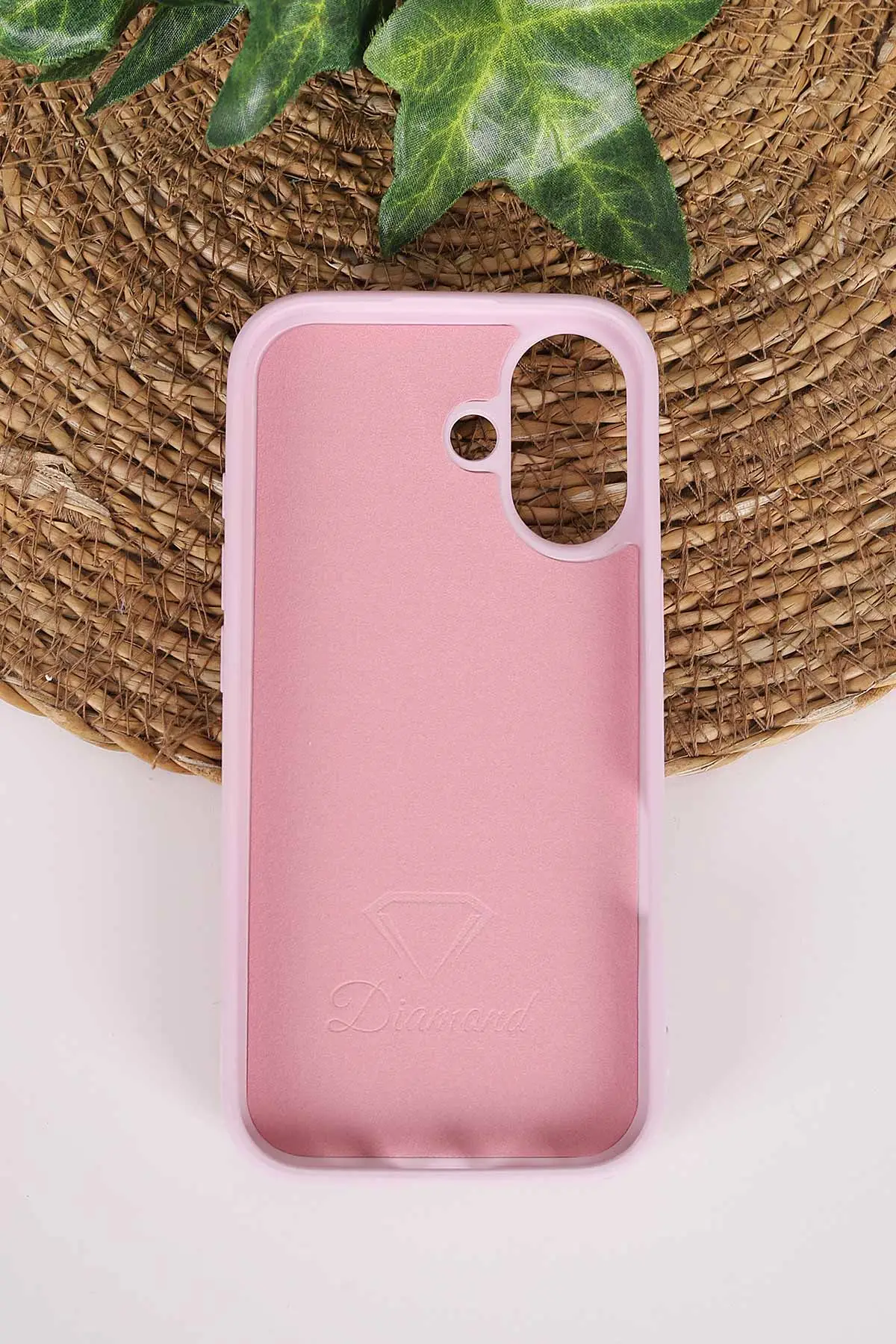 Lila TeknoCase İPhone 17 Uyumlu Nelly Diamond Serisi Taşlı Lens Hediyeli Sert Silikon Telefon Kılıfı 480963