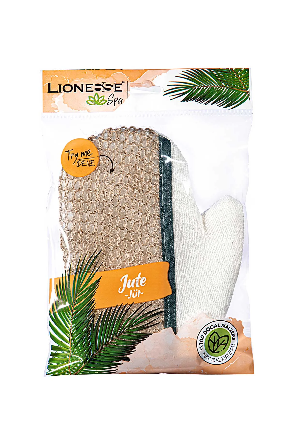 LIONESSE DOĞAL JUTE VE YUMUŞAK ELDİVEN KESE