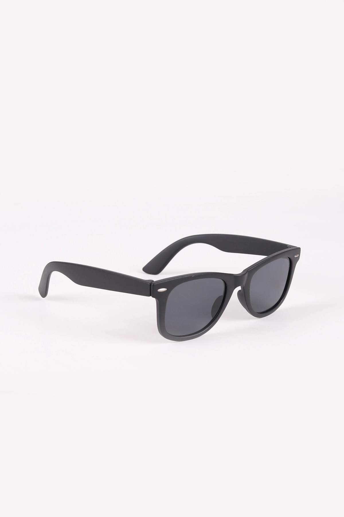 Mat Siyah Kemik Unisex Güneş Gözlüğü (Kutulu) 468731