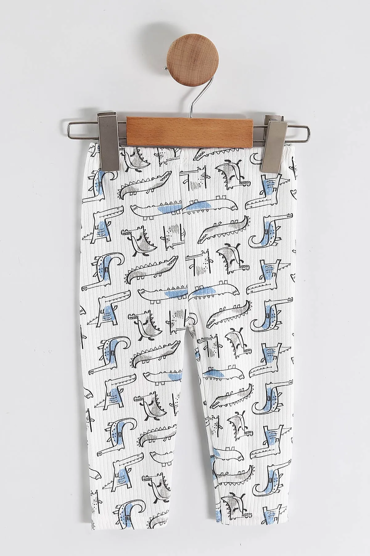 Mavi (1-3 Yaş) Balık  Desenli Raporlu Çocuk Pijama Takım 459408