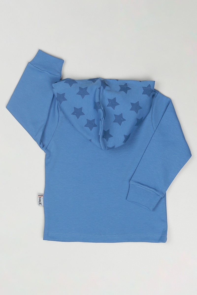 Mavi (1-3 Yaş) California Baskılı Erkek Çocuk Sweatshirt 83616