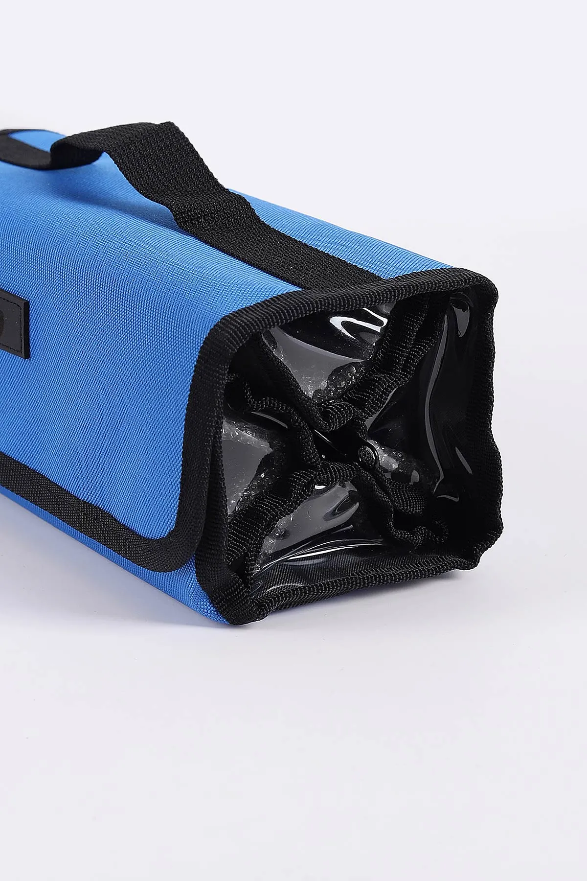 Mavi 10x25 Cm Stilo Kumaş 4 Gözlü Çantalı Kalem Kutu 441686