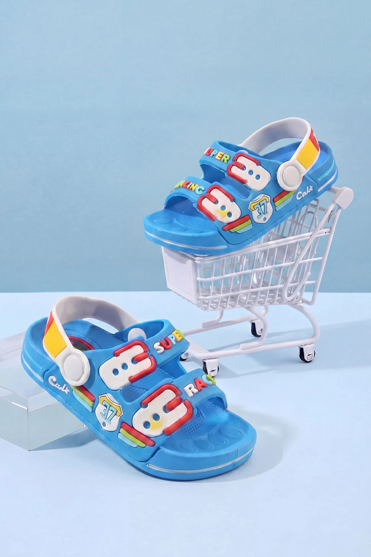 Mavi ( 25 - 29 ) Figürlü Erkek Çocuk Sandalet 462505
