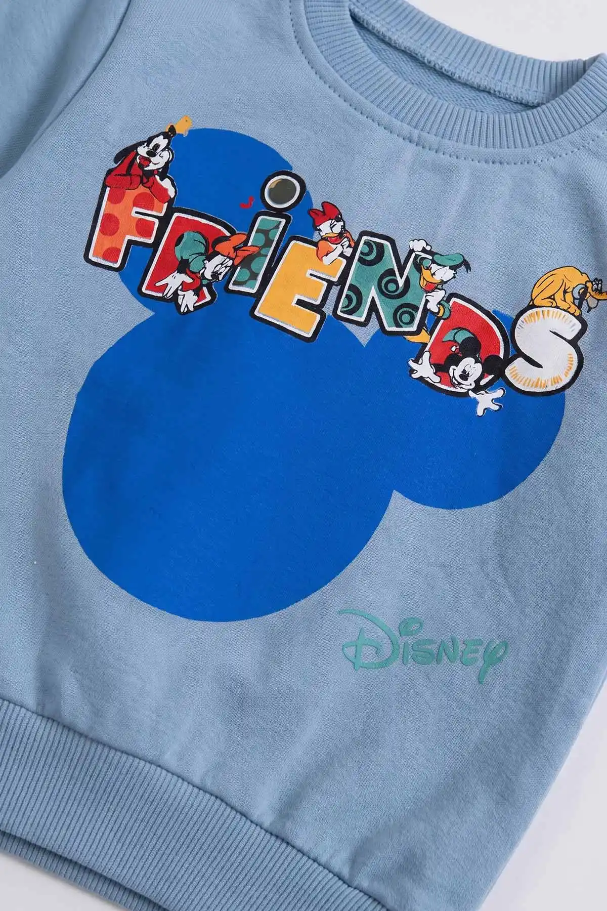 Mavi (3-24 Ay)Friends Baskılı 2 İp Erkek Bebek Takım 483872