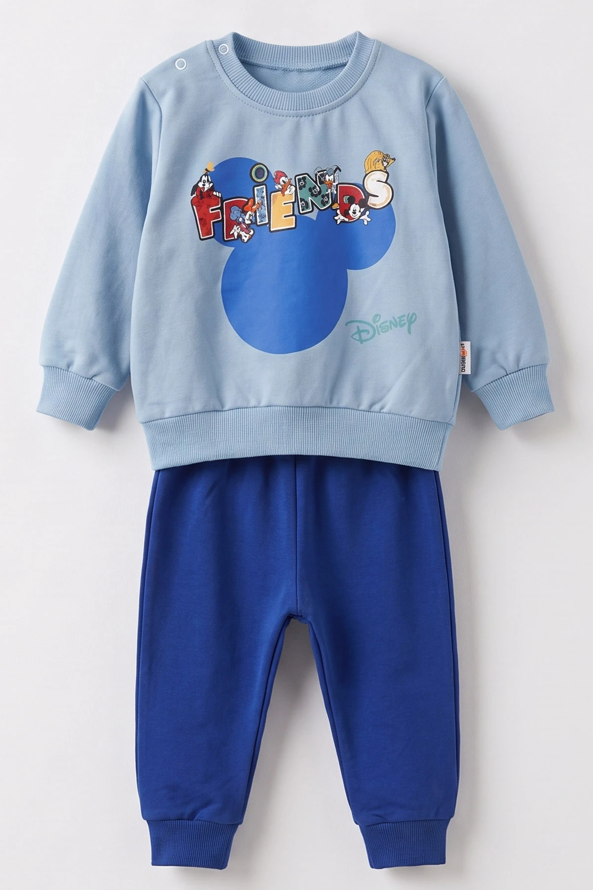 Mavi (3-24 Ay)Friends  Baskılı 2 İp  Erkek Bebek  Takım 483872