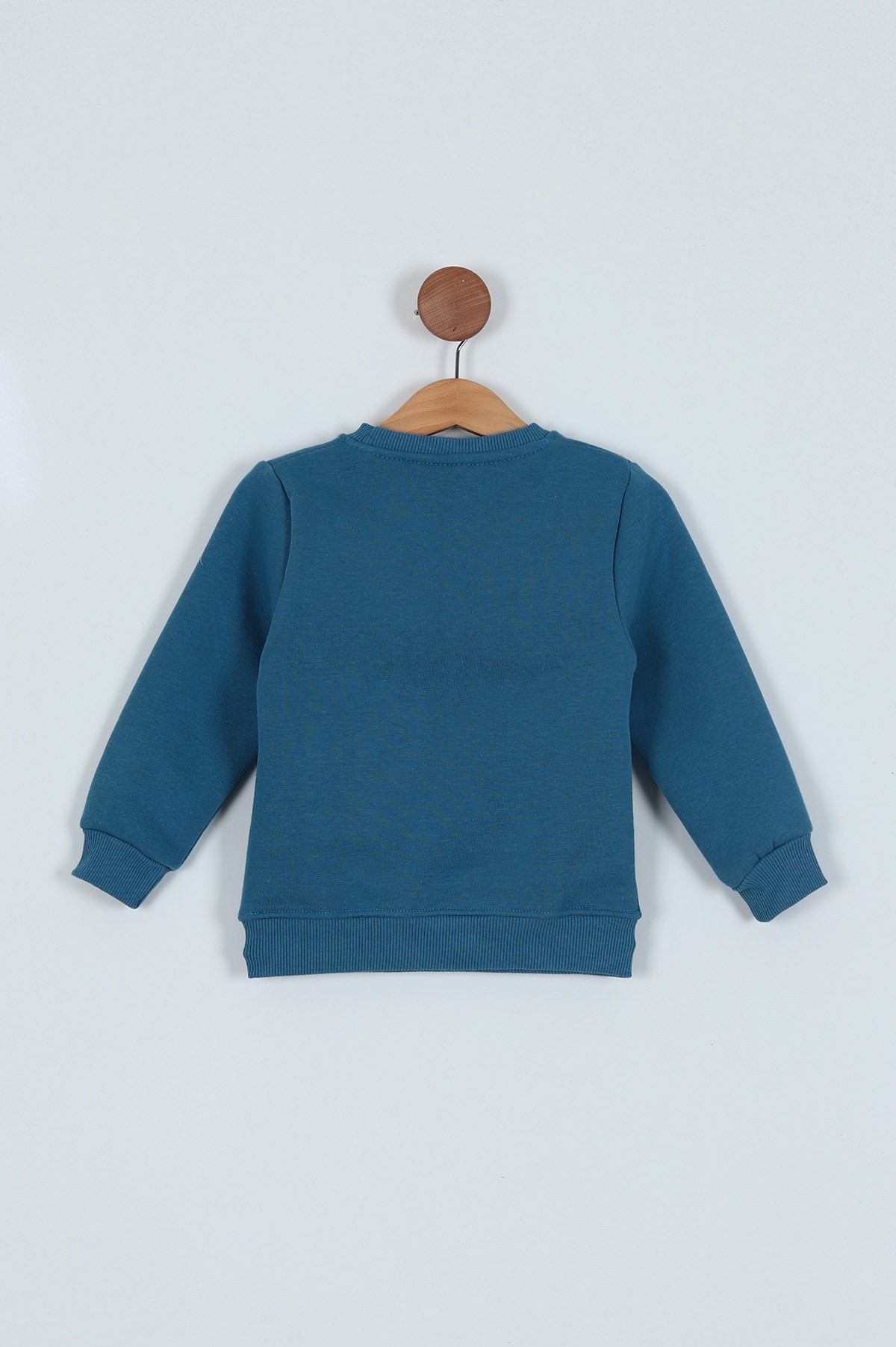 Mavi (3-7 Yaş) Baskılı 3 İp Erkek Çocuk Sweatshirt 224319