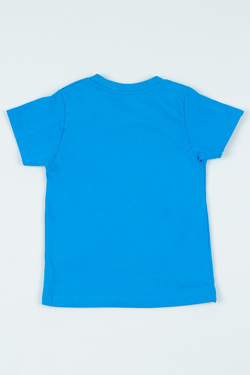 Mavi (3-7 Yaş) Every Baskılı Erkek Çocuk Tişört 108237